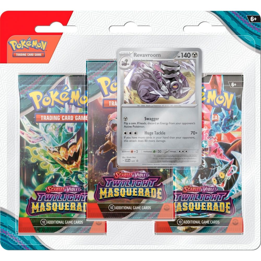 Pokemon - Twilight Masquerade - 3 Pack Blister