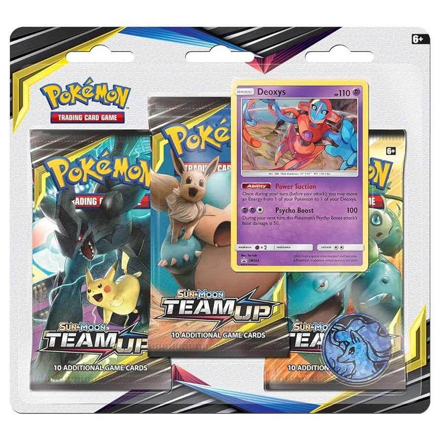 Pokemon - Team Up 3-pack Blister (Tilfeldig promo) SKIP THE LINE