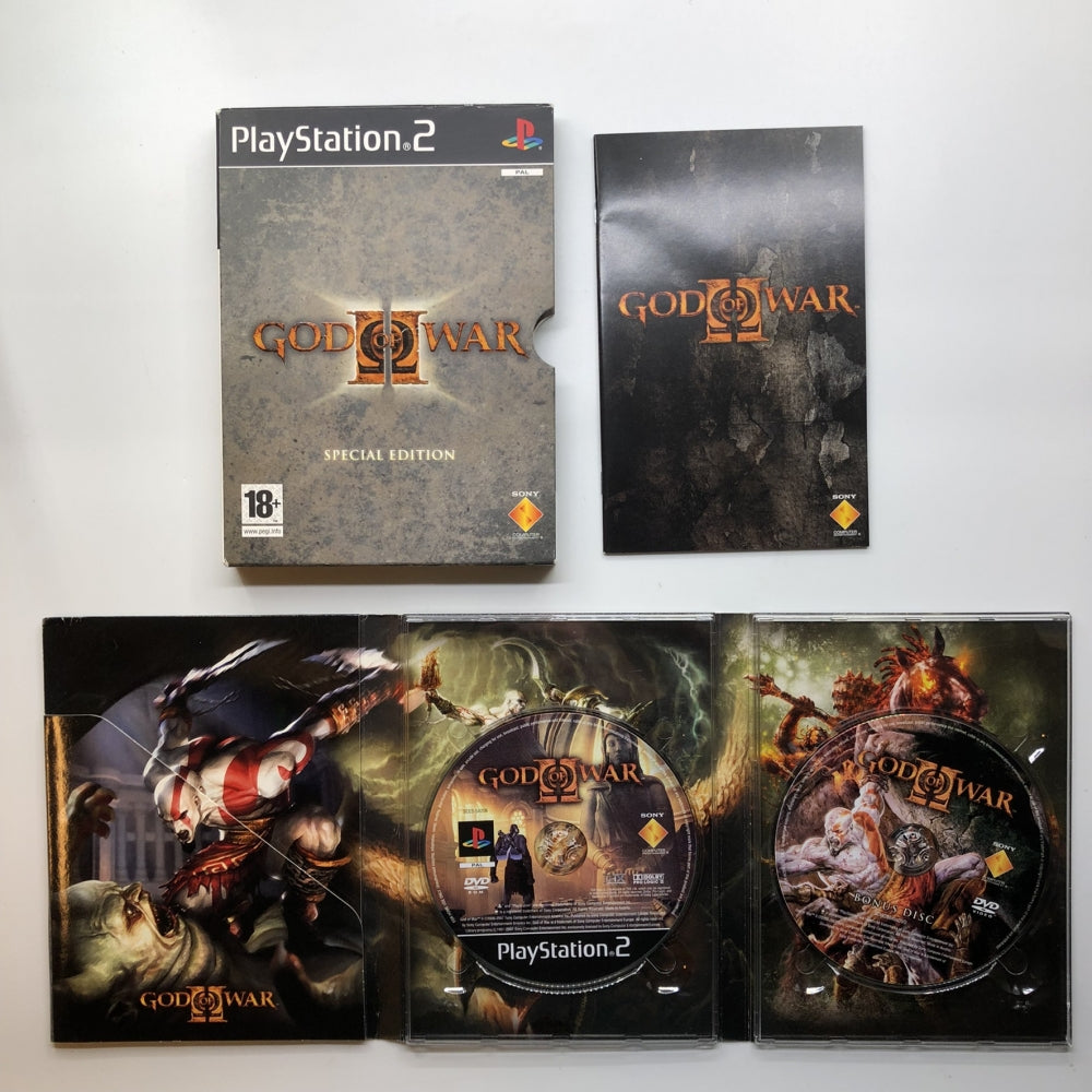 God Of War 2 Special Edition - Playstation 2 (PS2) med alt innhold