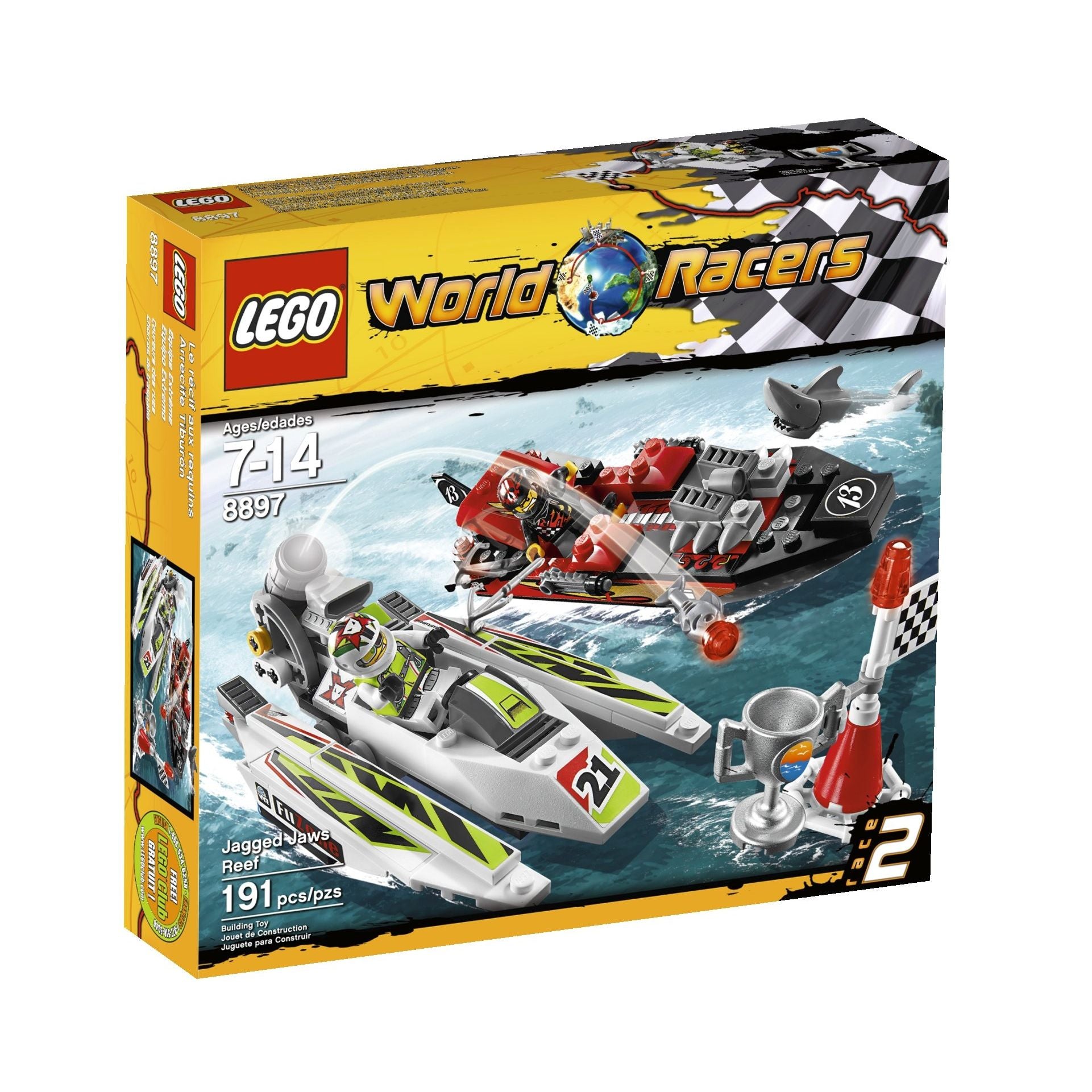LEGO  8897 - World racers: Klocki Technic Hydroplane Racer