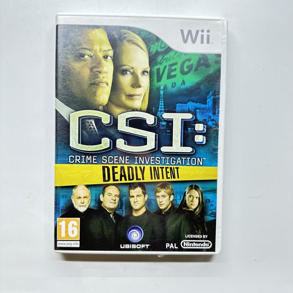 CSI: Crime Scene Investigation - Deadly Intent - Nintendo Wii