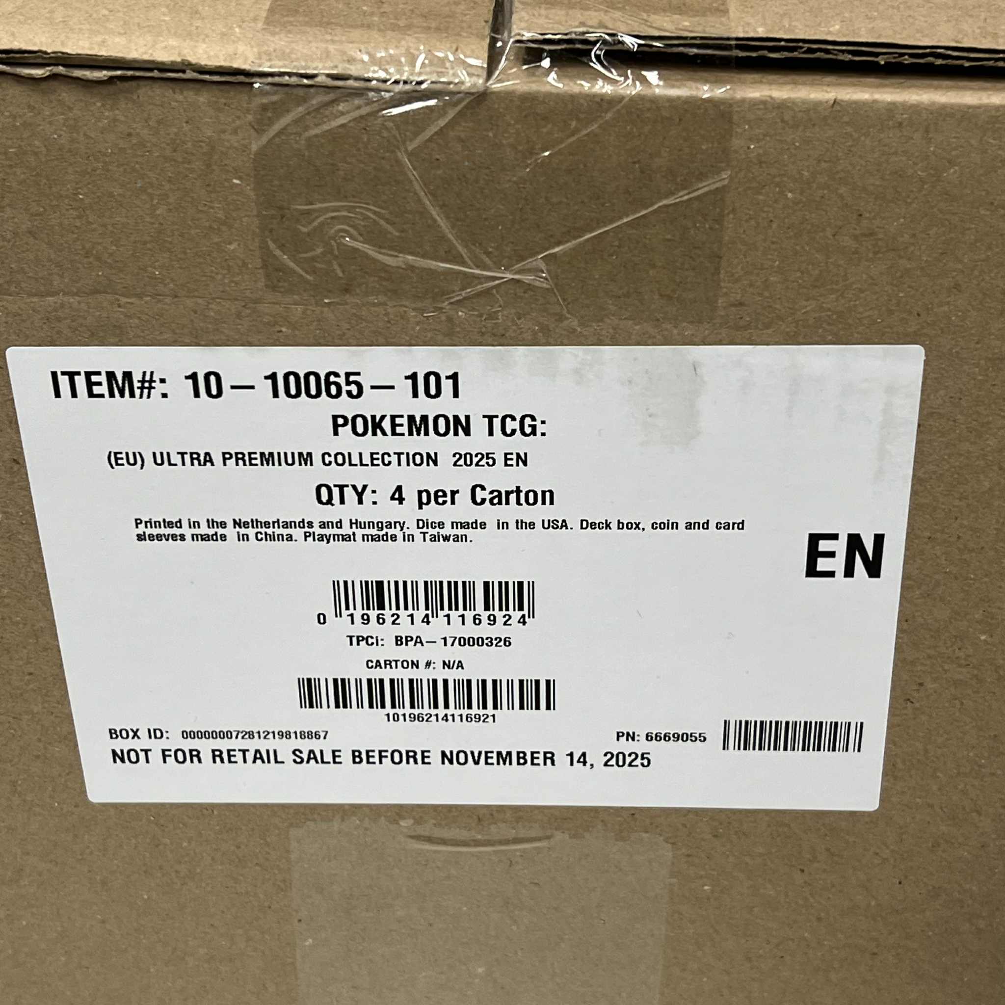 Pokemon - High End Collector’s Mystery Event (12 spots)