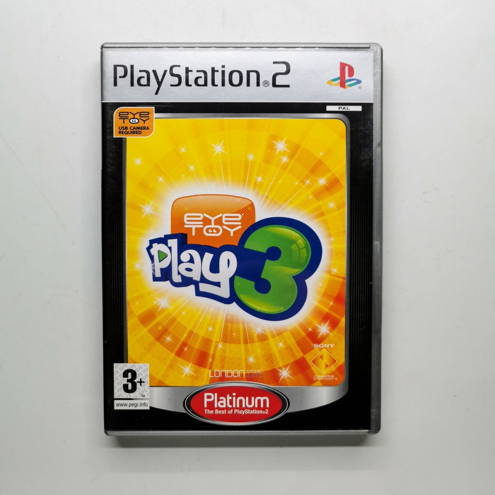 EyeToy: Play 3 PLATINUM - Playstation 2 (PS2)