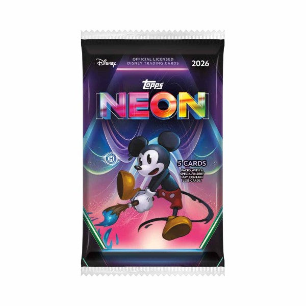 Topps Disney Neon 2026 - HOBBY Booster Pack