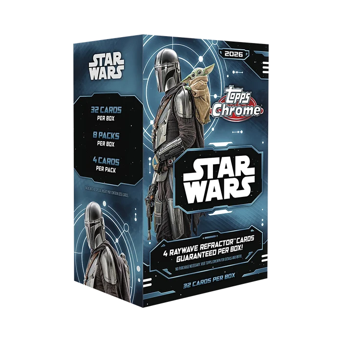Topps Chrome Star Wars 2026 - Value Boks