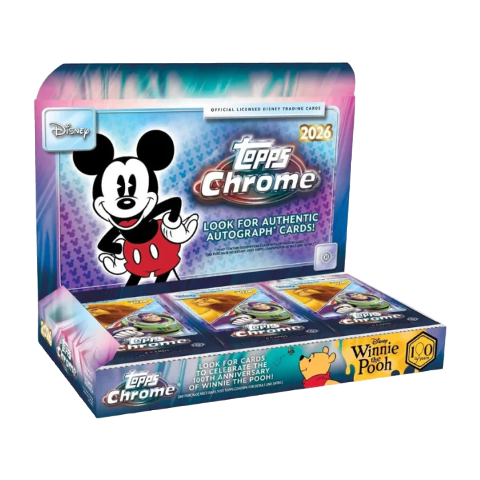 2026 Topps Chrome Disney Hobby Boks