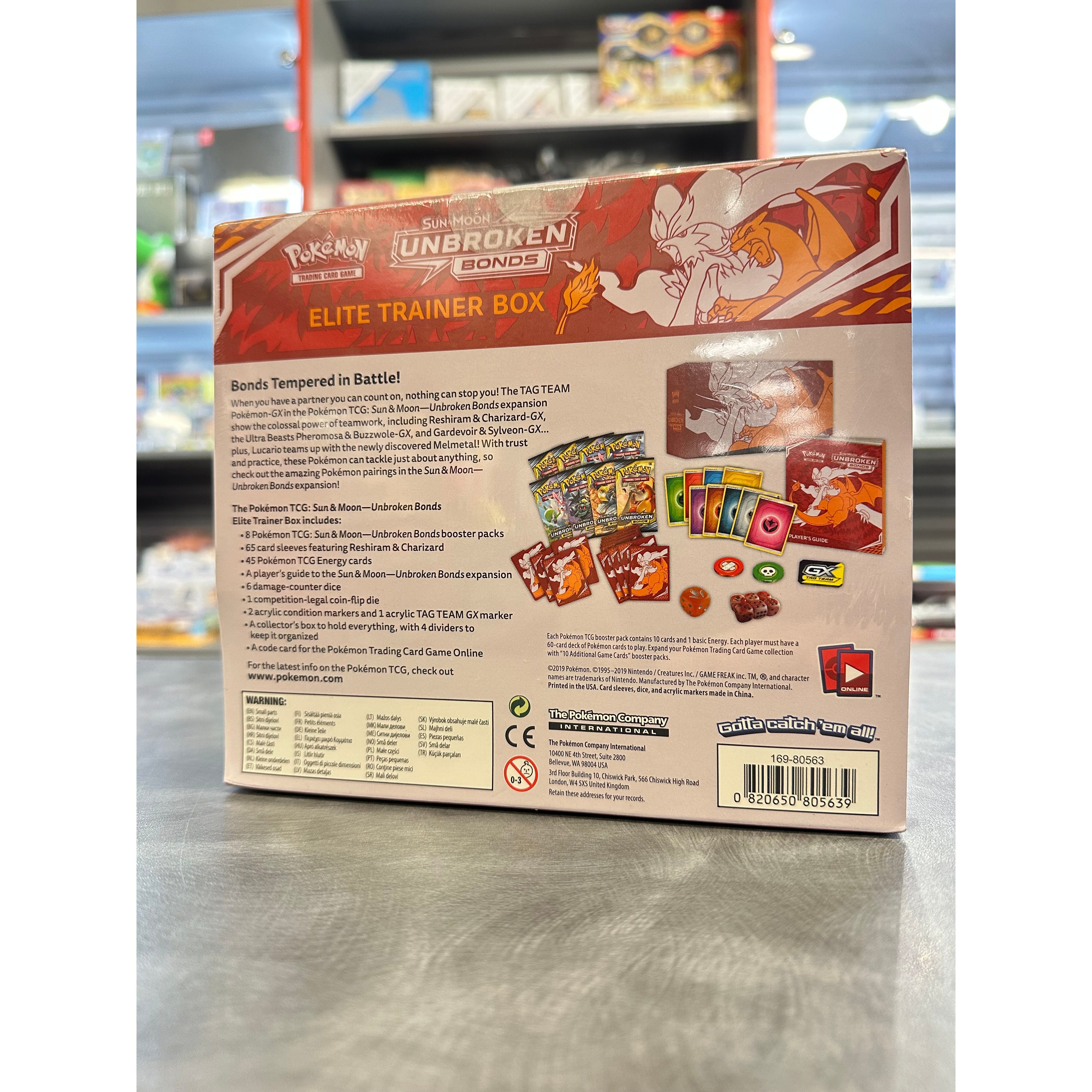 Pokemon - Unbroken Bonds - Elite Trainer Box (ETB) Se bilder for tilstand