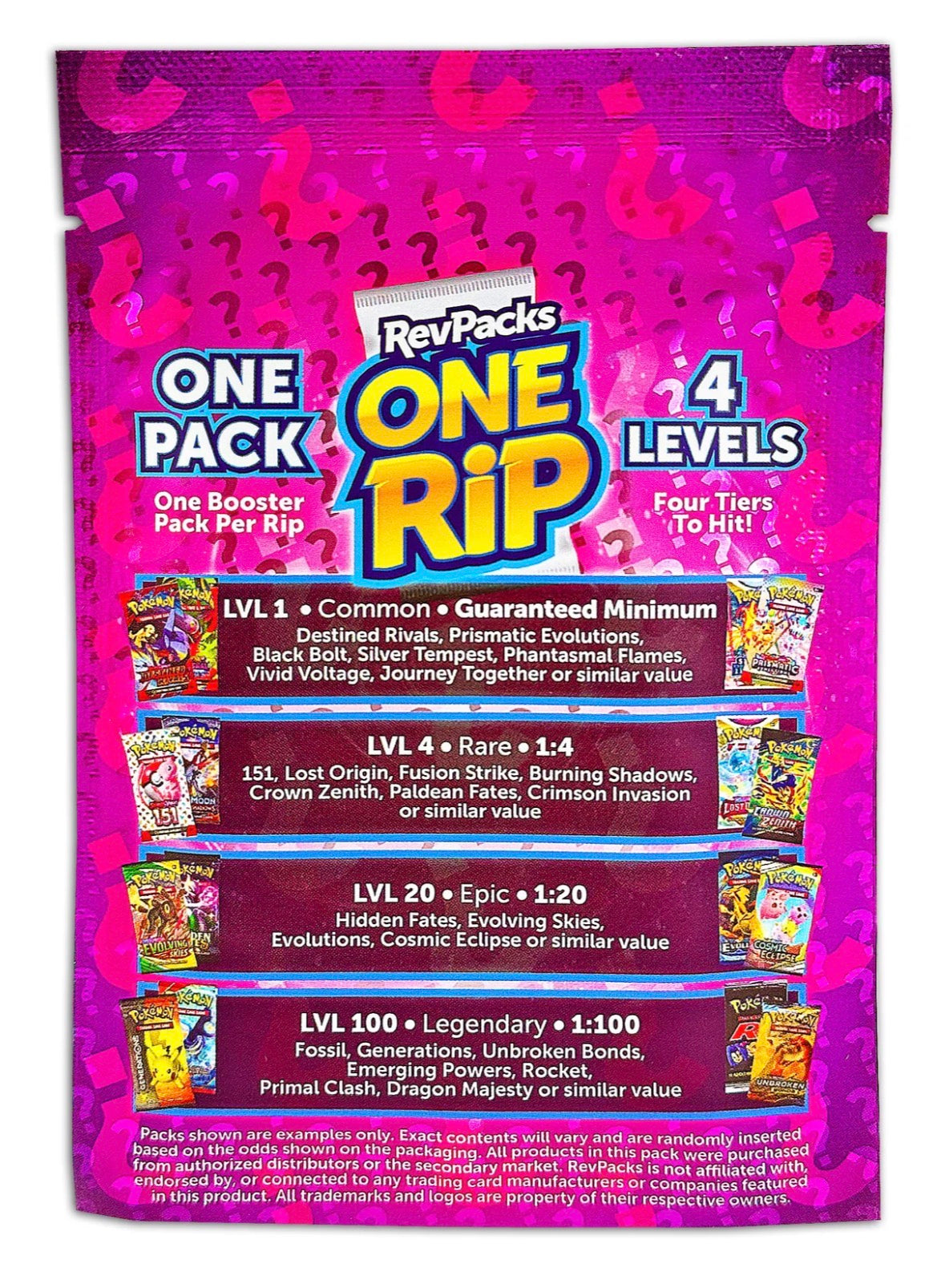 Pokemon Revpacks One Rip