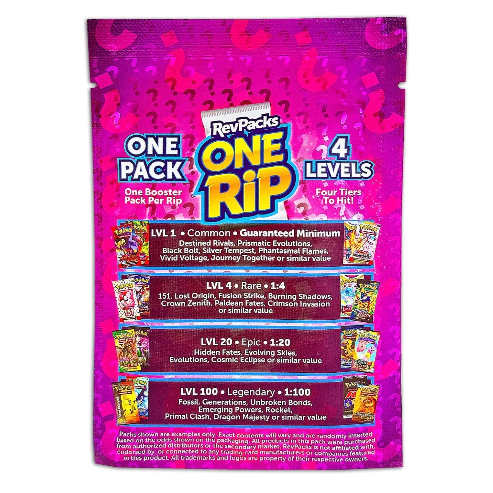 Pokemon Revpacks One Rip