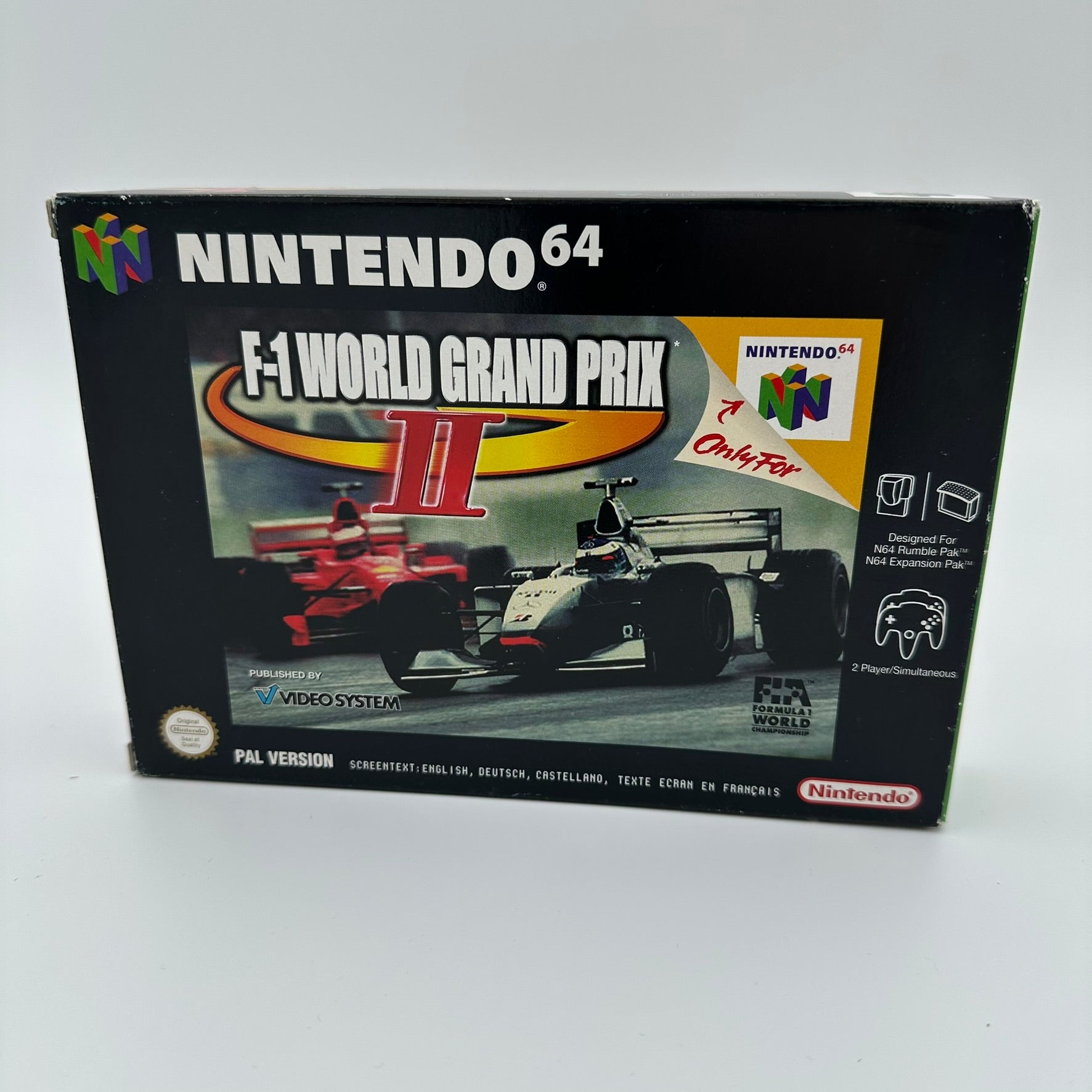 F-1 World Grand Prix II - (N64) - CIB - PAL #207037