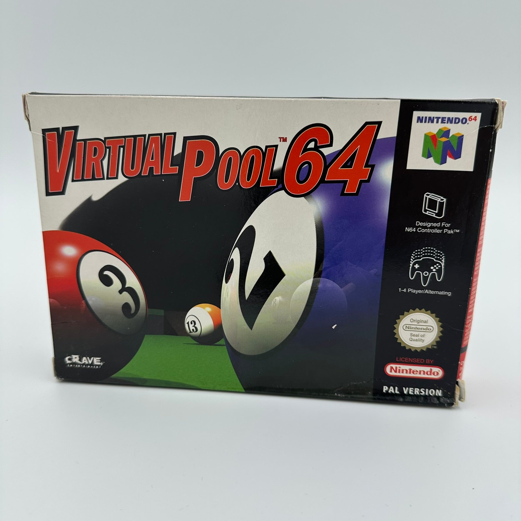 Virtual Pool 64 - (N64) - CIB - PAL #207124