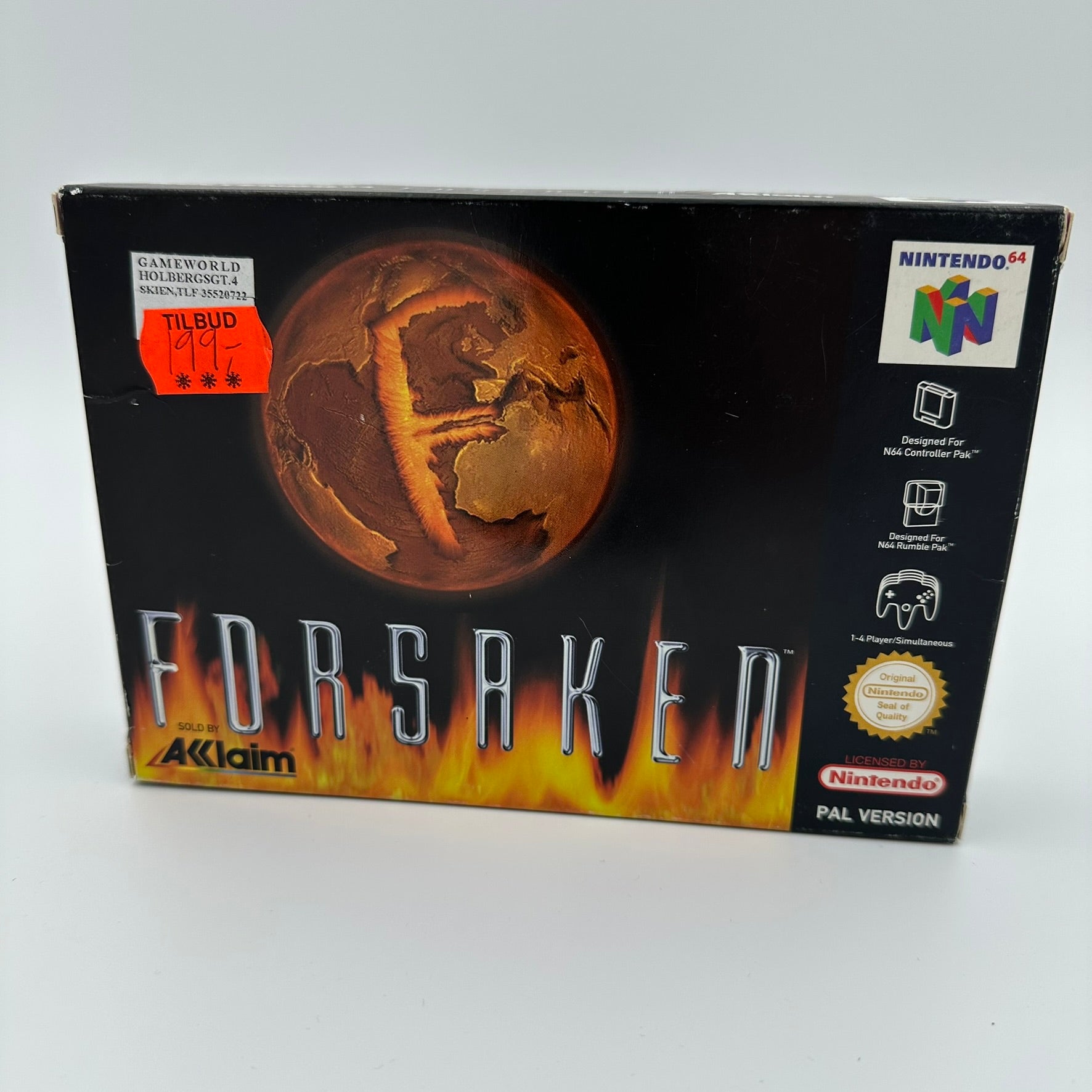 Forsaken 64 - (N64) - CIB - PAL #207042
