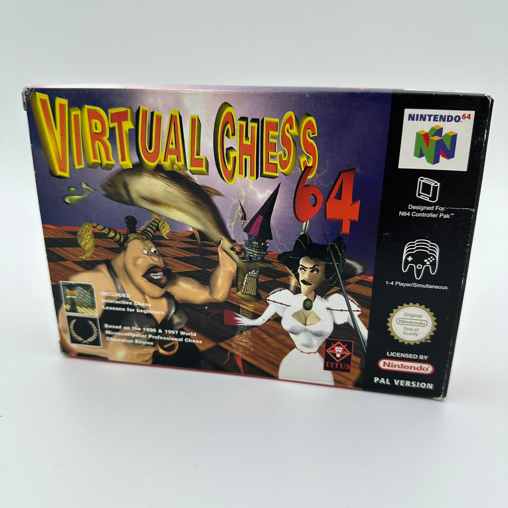 Virtual Chess 64 - (N64) - CIB - PAL #207123
