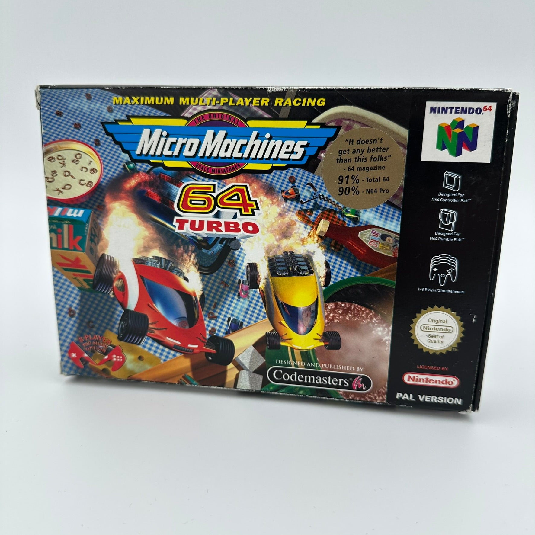 Micro Machines 64 Turbo - (N64) - CIB - PAL #207067