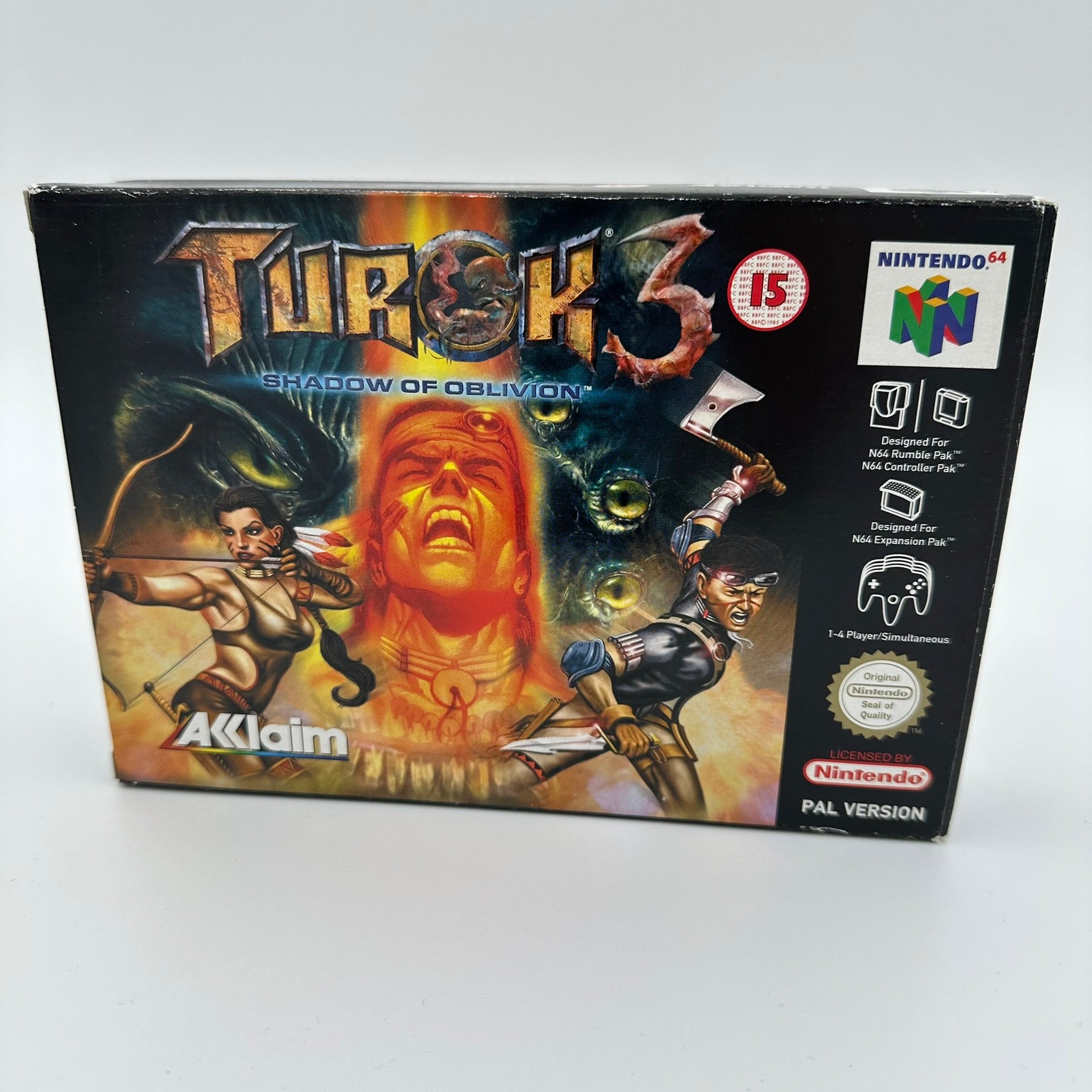 Turok 3: Shadow of Oblivion - (N64) - CIB - PAL #207119