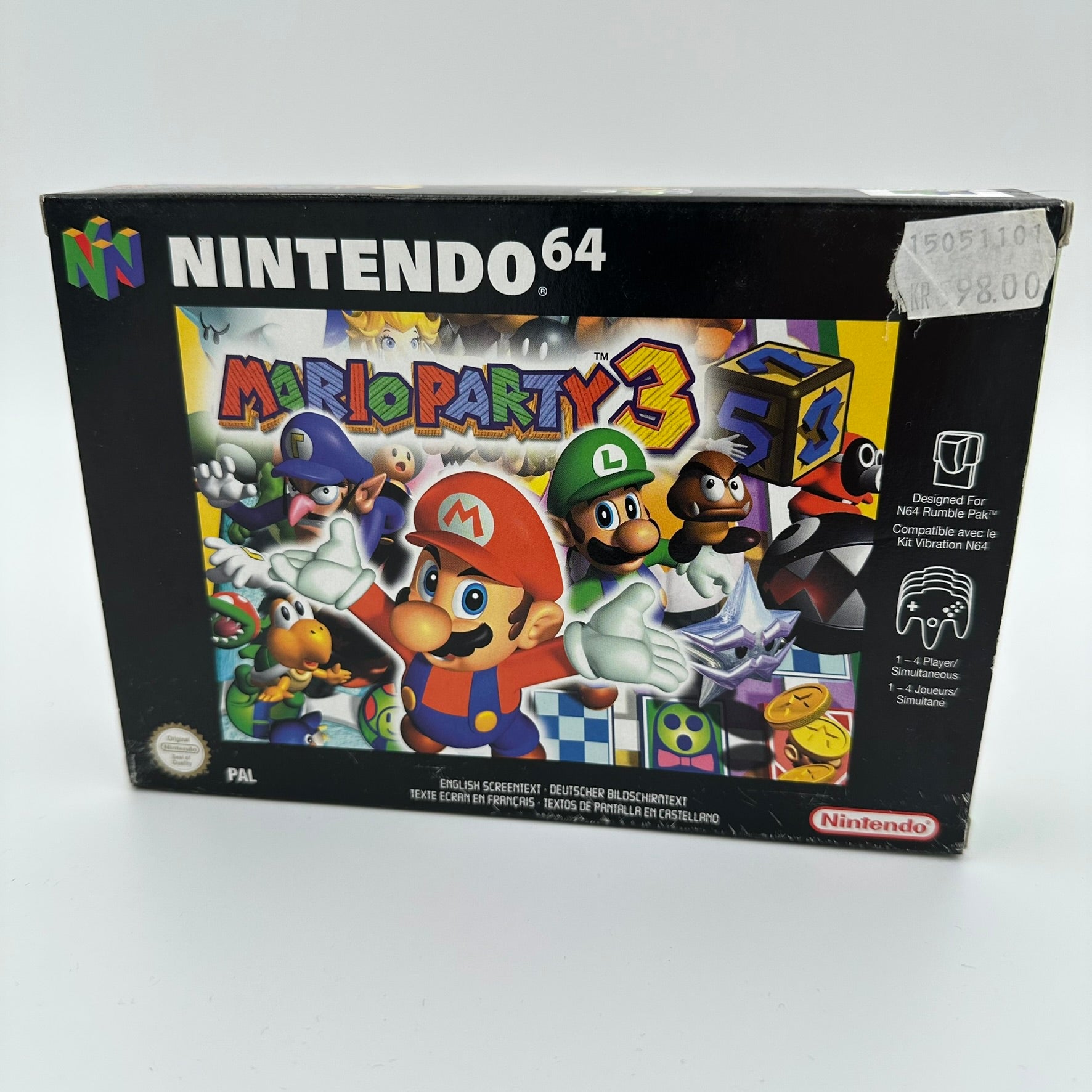 Mario Party 3 - (N64) - CIB - PAL #207065