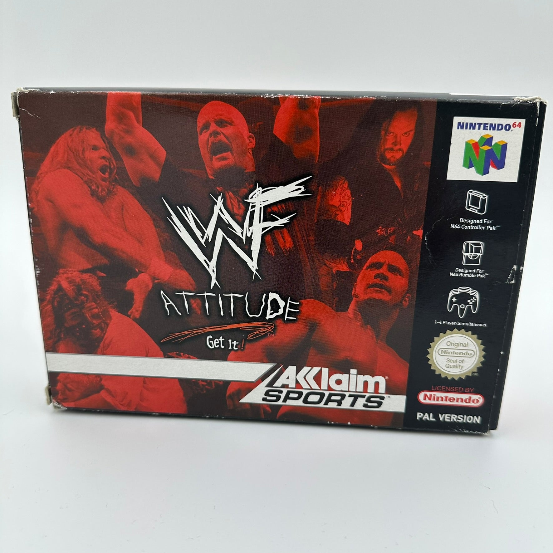 WWF Attitude - (N64) - CIB - PAL #207134