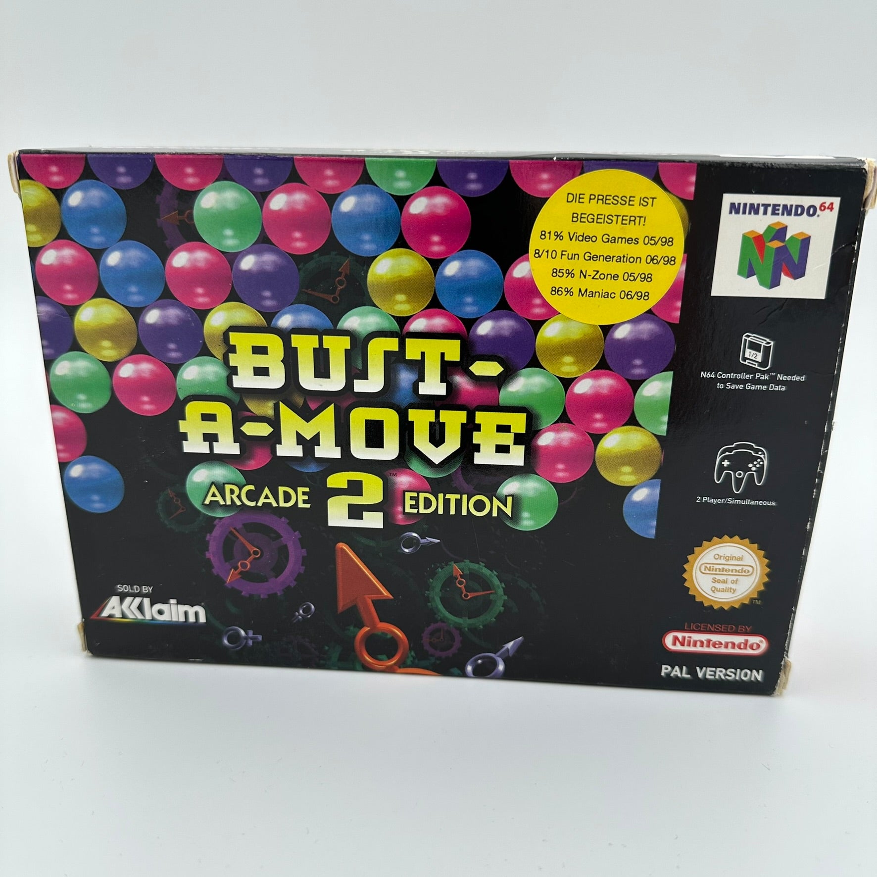 Bust-A-Move 2 Arcade Edition - (N64) - CIB - PAL #207015