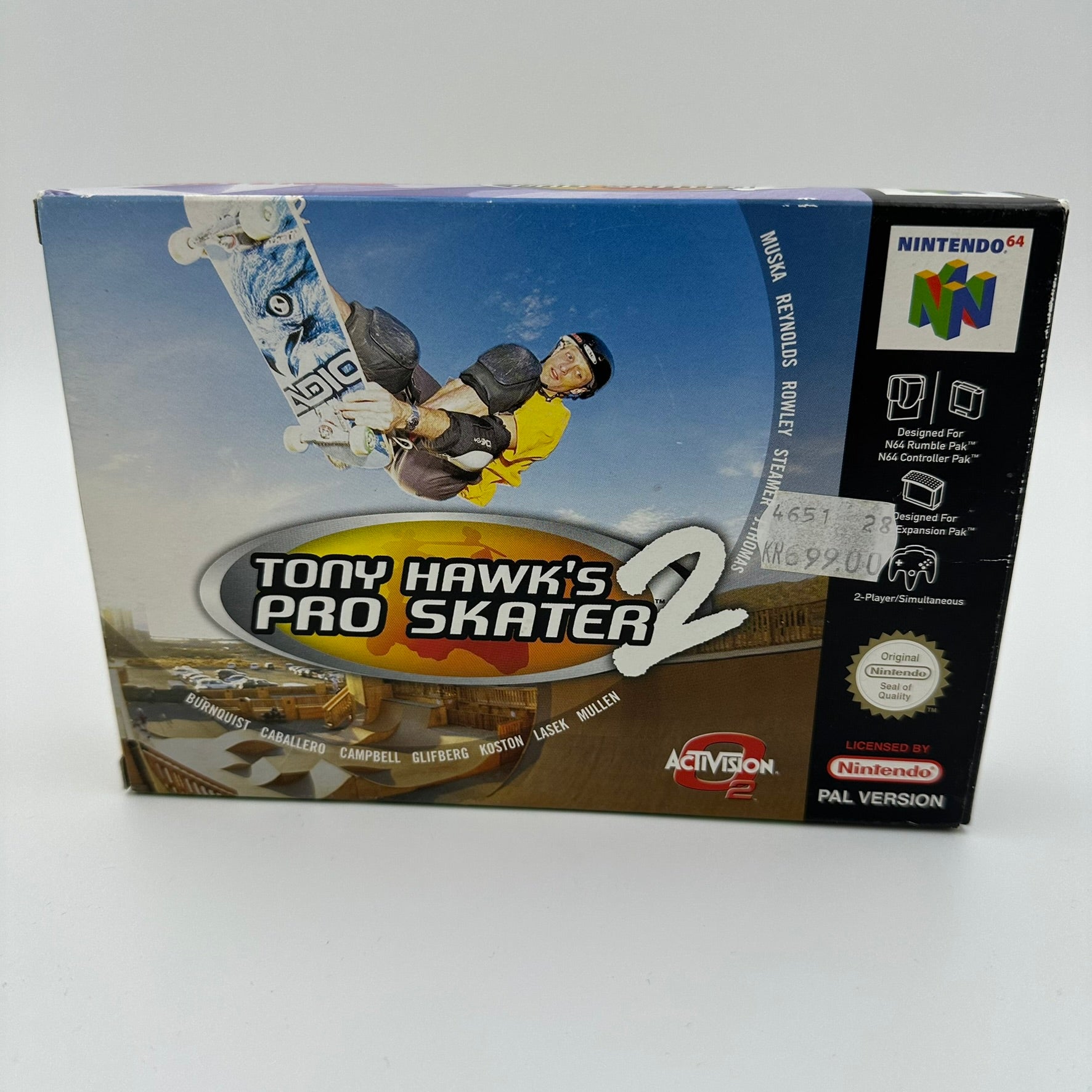 Tony Hawk's Pro Skater 2 - (N64) - CIB - PAL #207114