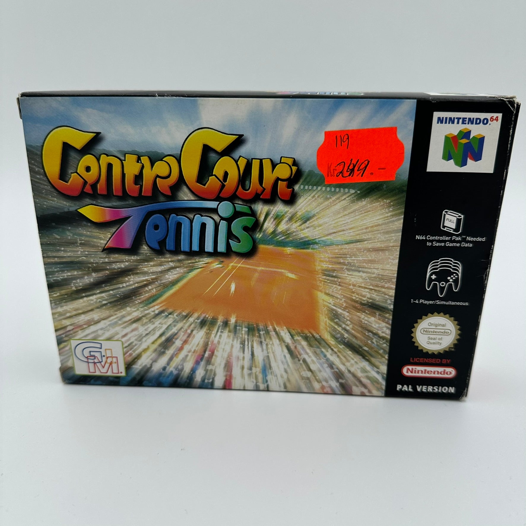 Centre Court Tennis - (N64) - CIB - PAL #207018