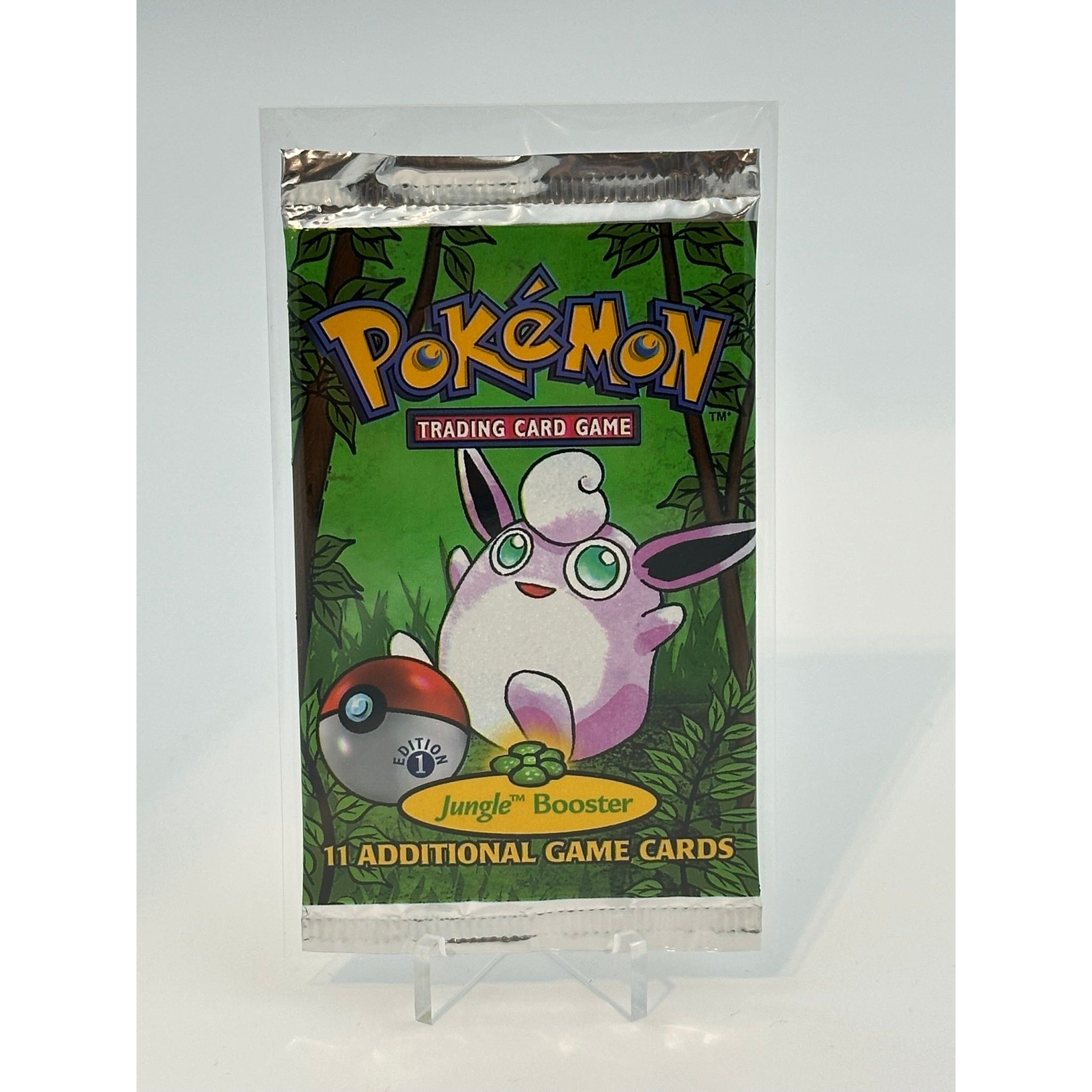 Pokemon - Jungle 1. Edition (1999) - Booster Pack (Wigglytuff art)