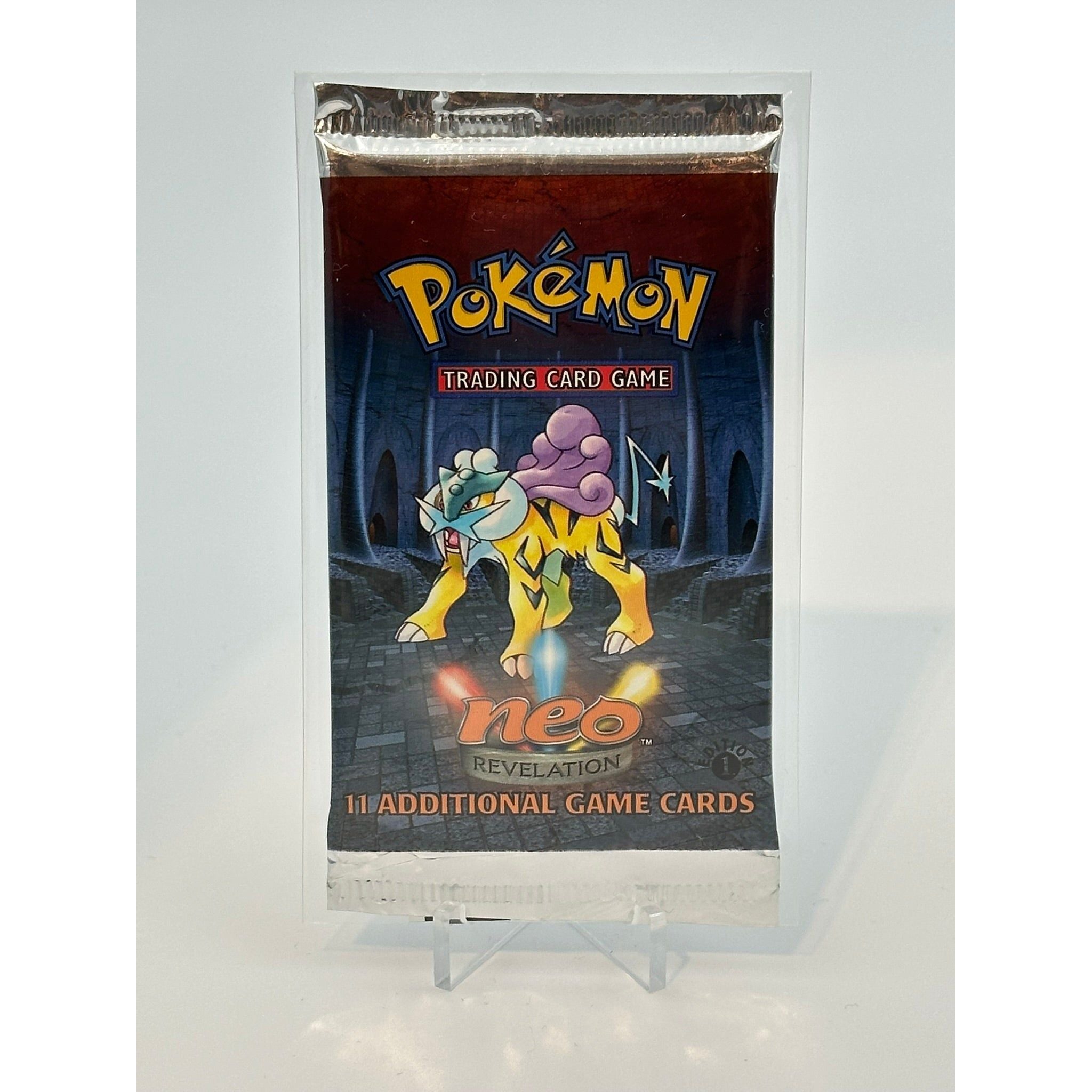 Pokemon - Neo Revelation 1. Edition (2001) - Booster Pack (Raiku art)
