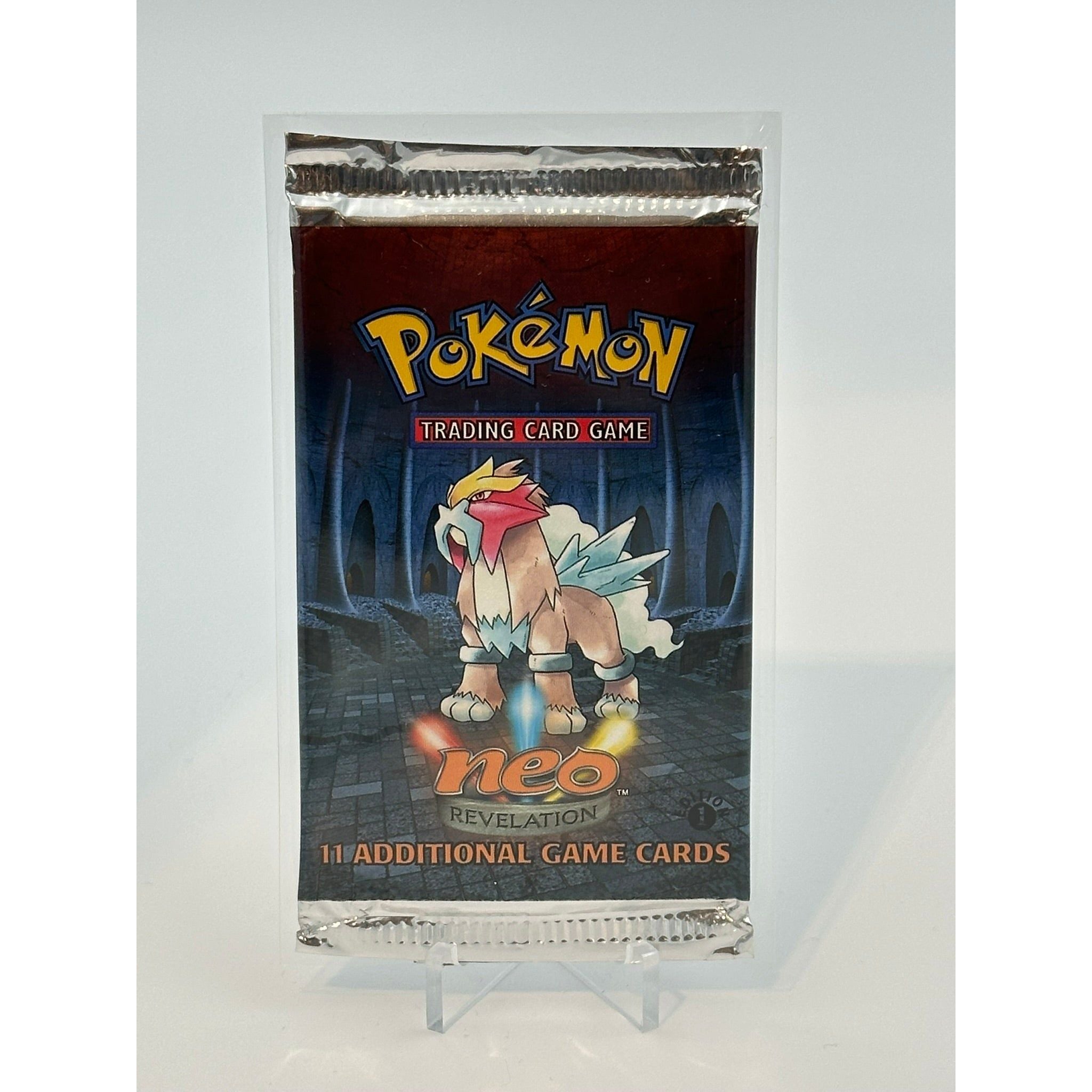 Pokemon - Neo Revelation 1. Edition (2001) - Booster Pack (Entei art)