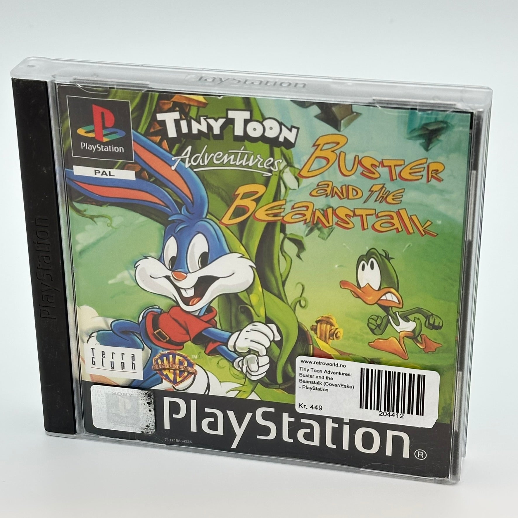 Tiny Toon Adventures: Buster and the Beanstalk (Med manual) - PlayStation 1 (PS1)