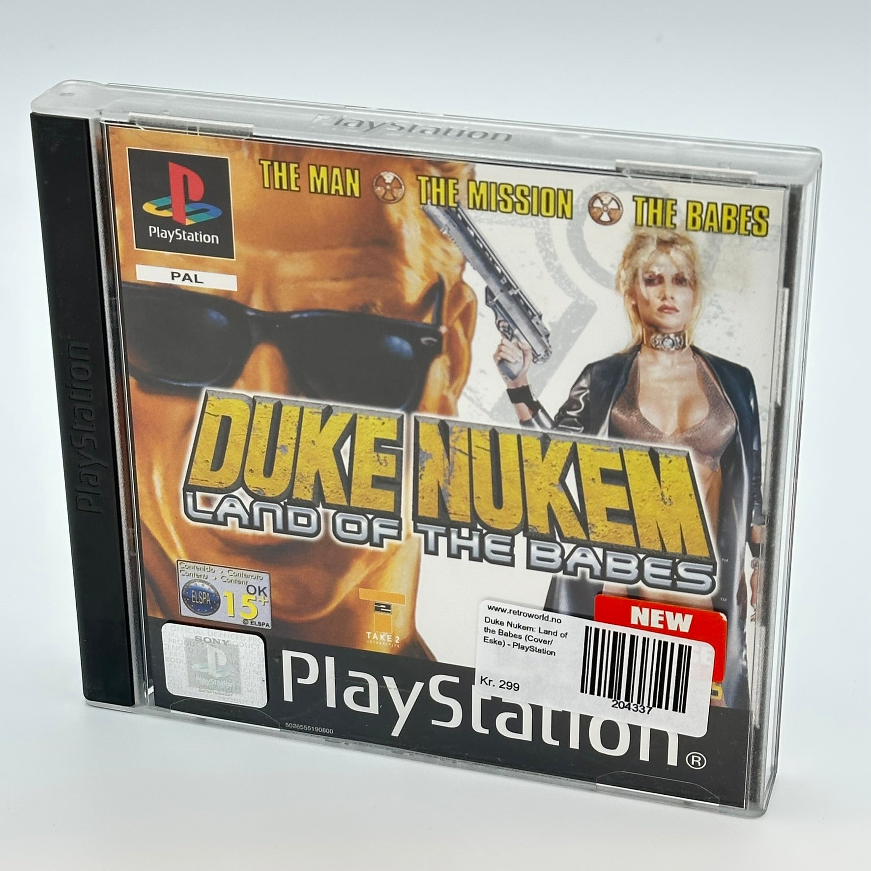 Duke Nukem: Land of the Babes (Med manual) - PlayStation 1 (PS1)