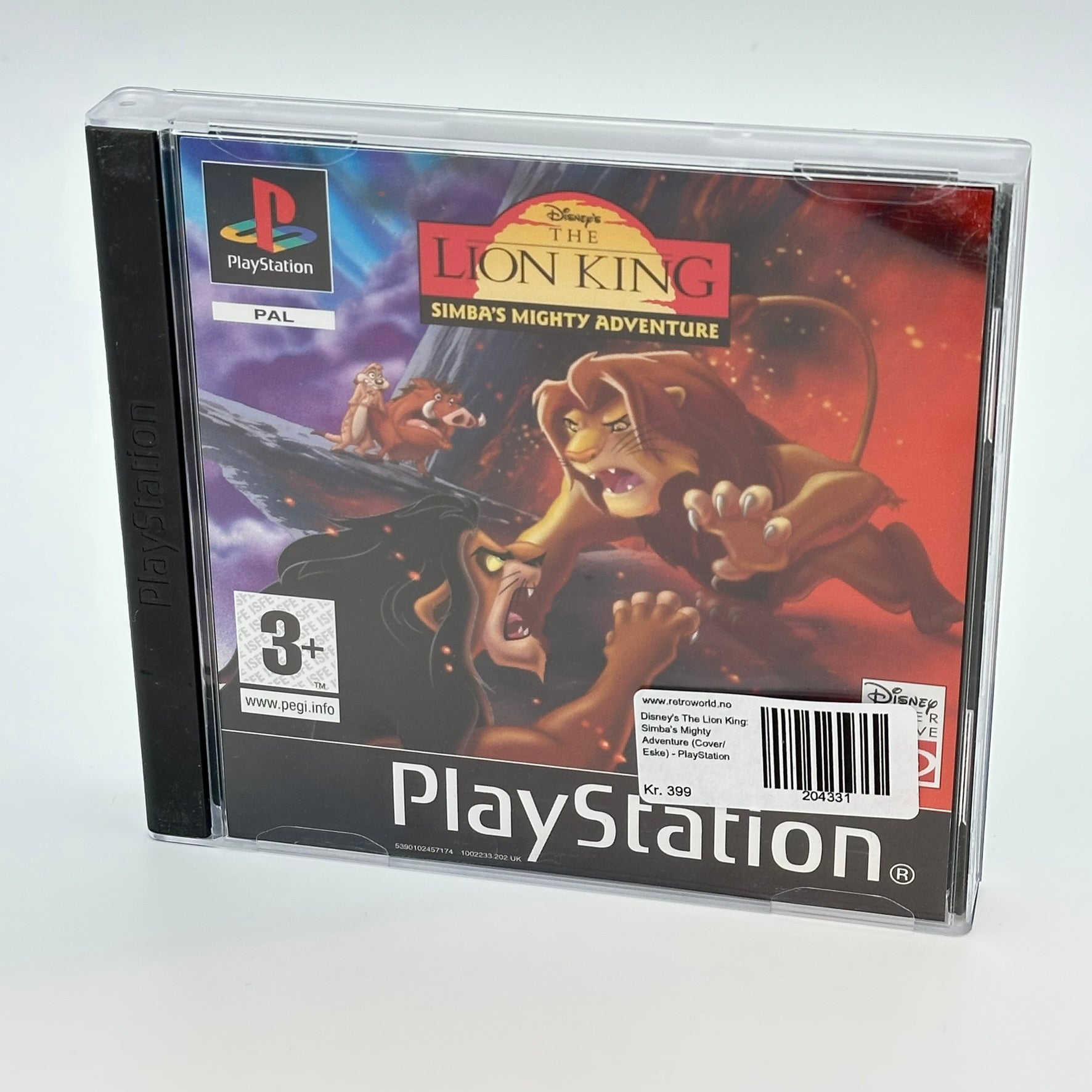 Disney's The Lion King: Simba's Mighty Adventure (Med manual) - PlayStation 1 (PS1)