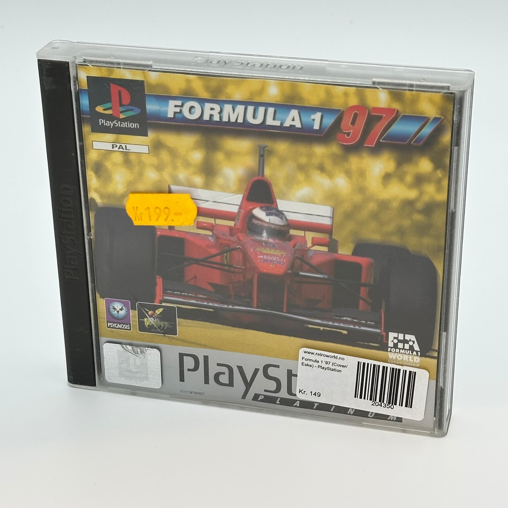 Formula 1 '97 Platinum (Med manual) - PlayStation 1 (PS1)