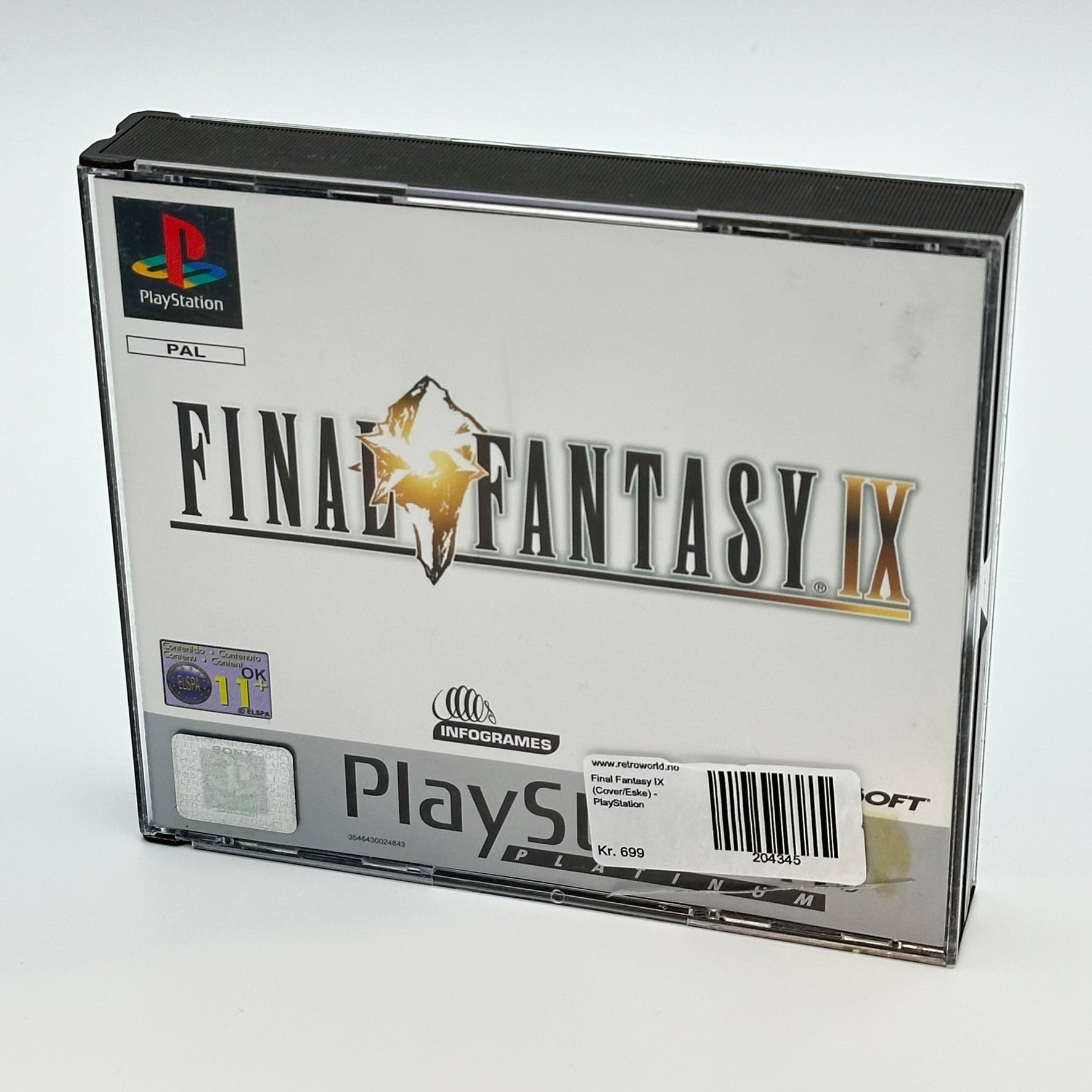 Final Fantasy IX Platinum (Med manual) - PlayStation 1 (PS1)