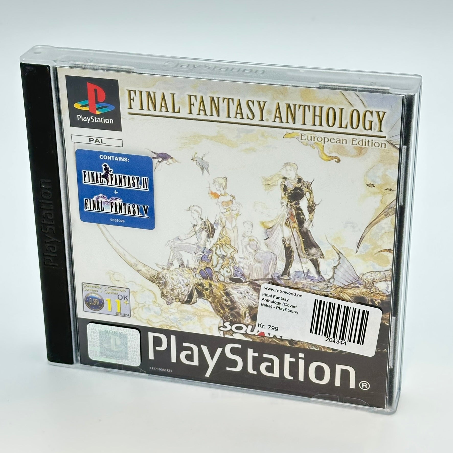 Final Fantasy Anthology (Med manual) - PlayStation 1 (PS1)