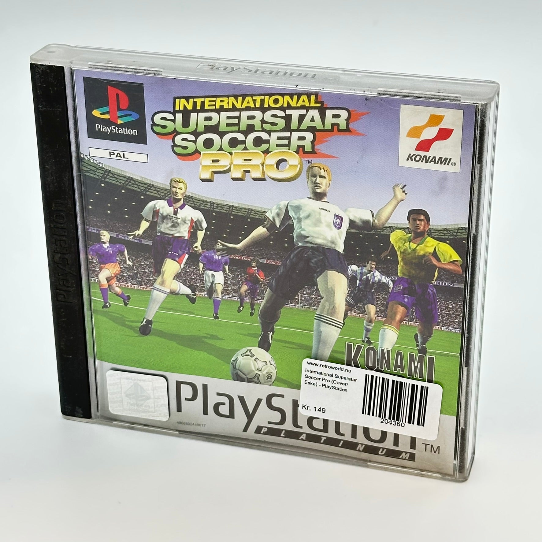 International Superstar Soccer Pro (Med manual) - PlayStation 1 (PS1)