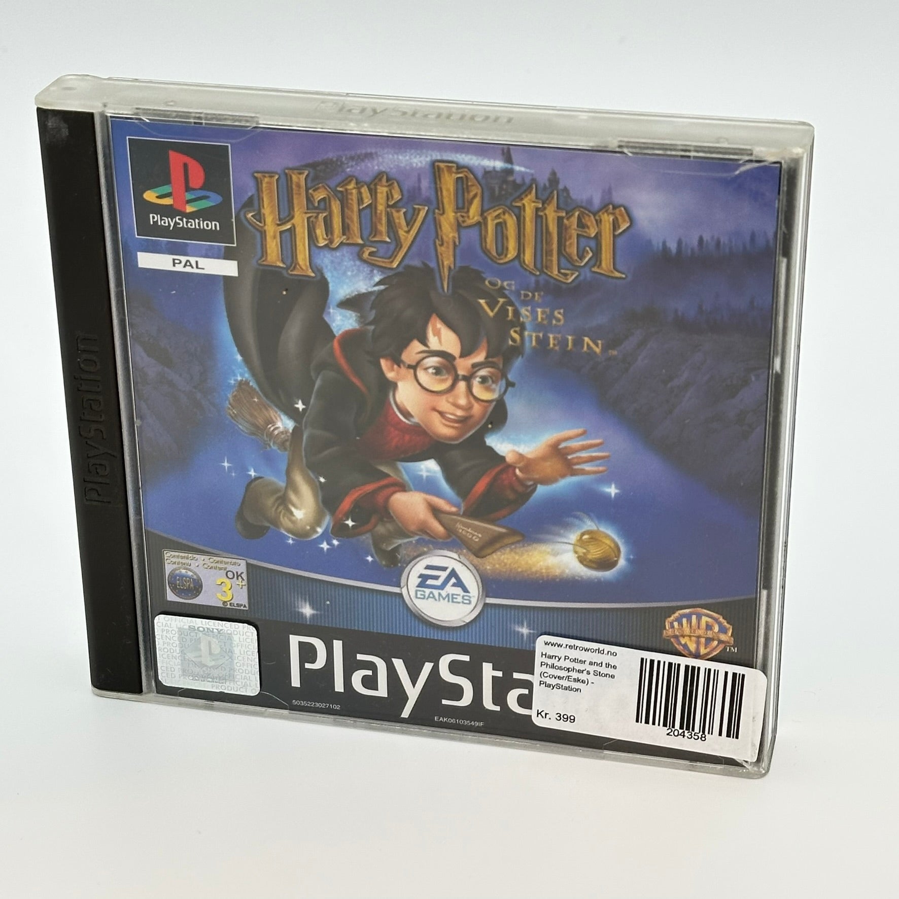 Harry Potter og de Vises Stein (Med manual) - PlayStation 1 (PS1)