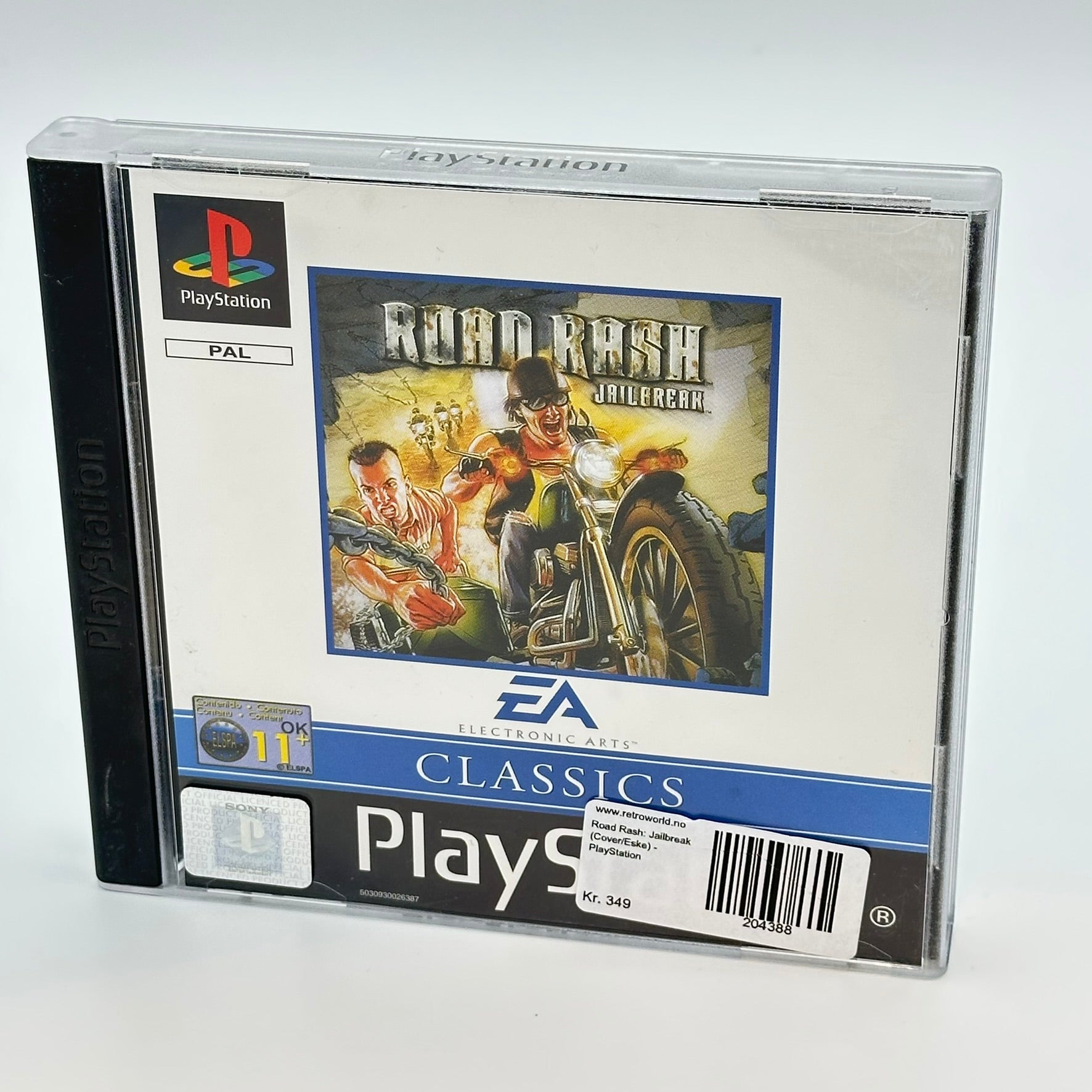 Road Rash: Jailbreak Classics (Med manual) - PlayStation 1 (PS1)