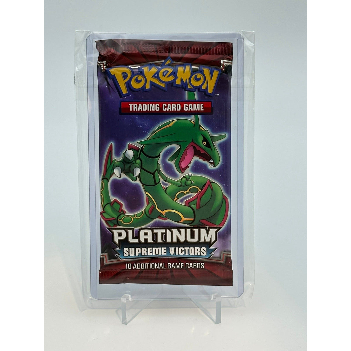 pokemon platinum supreme victors booster pack - (2009) Protection Level:Premium Grey Backed (80 sleeves per pack) kids birthday party Magic The Gathering -