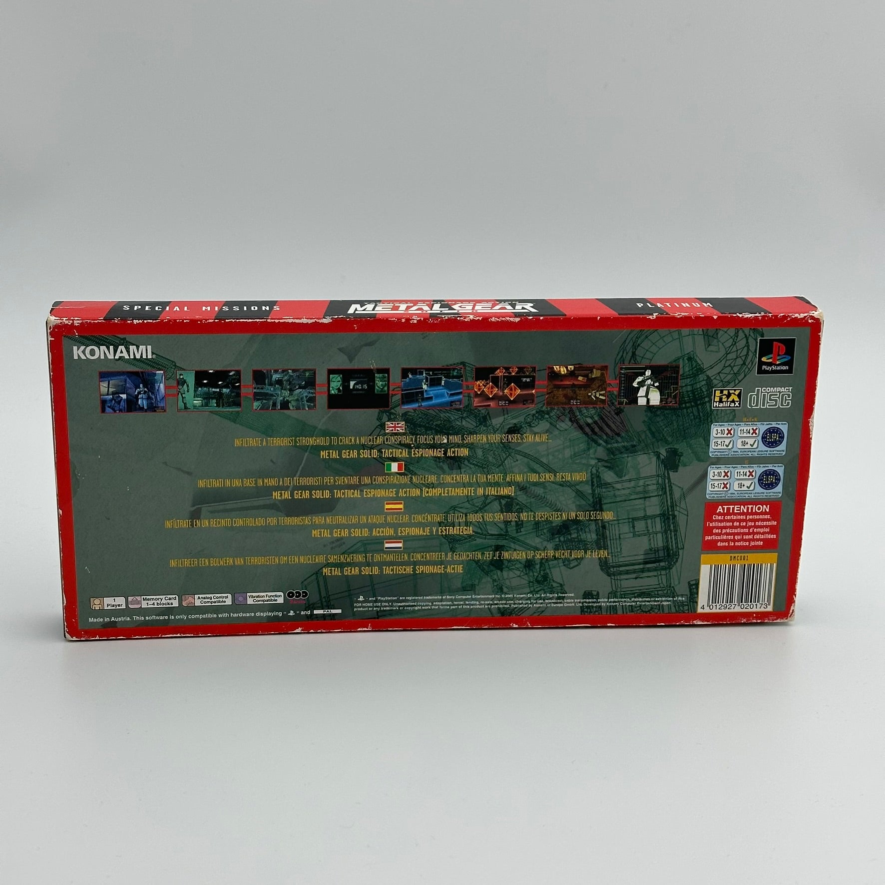 Metal Gear Solid Double Pack - PlayStation 1 (PS1)