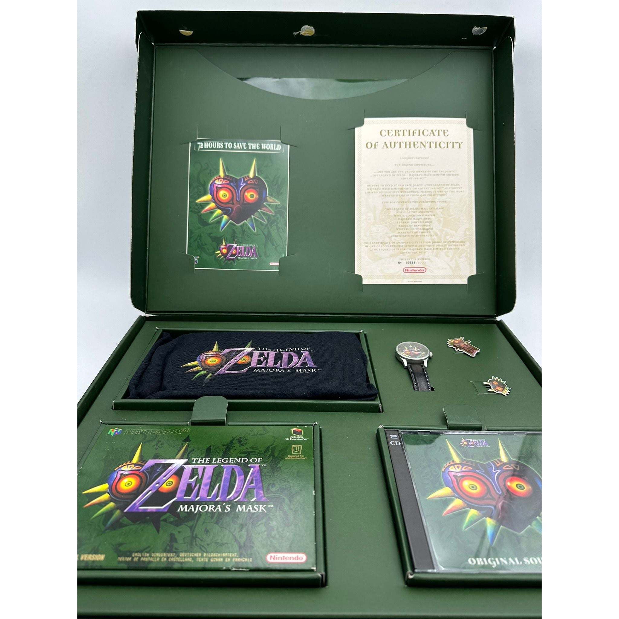 The Legend of Zelda: Majora's Mask – Adventure Set til Nintendo 64 (N6