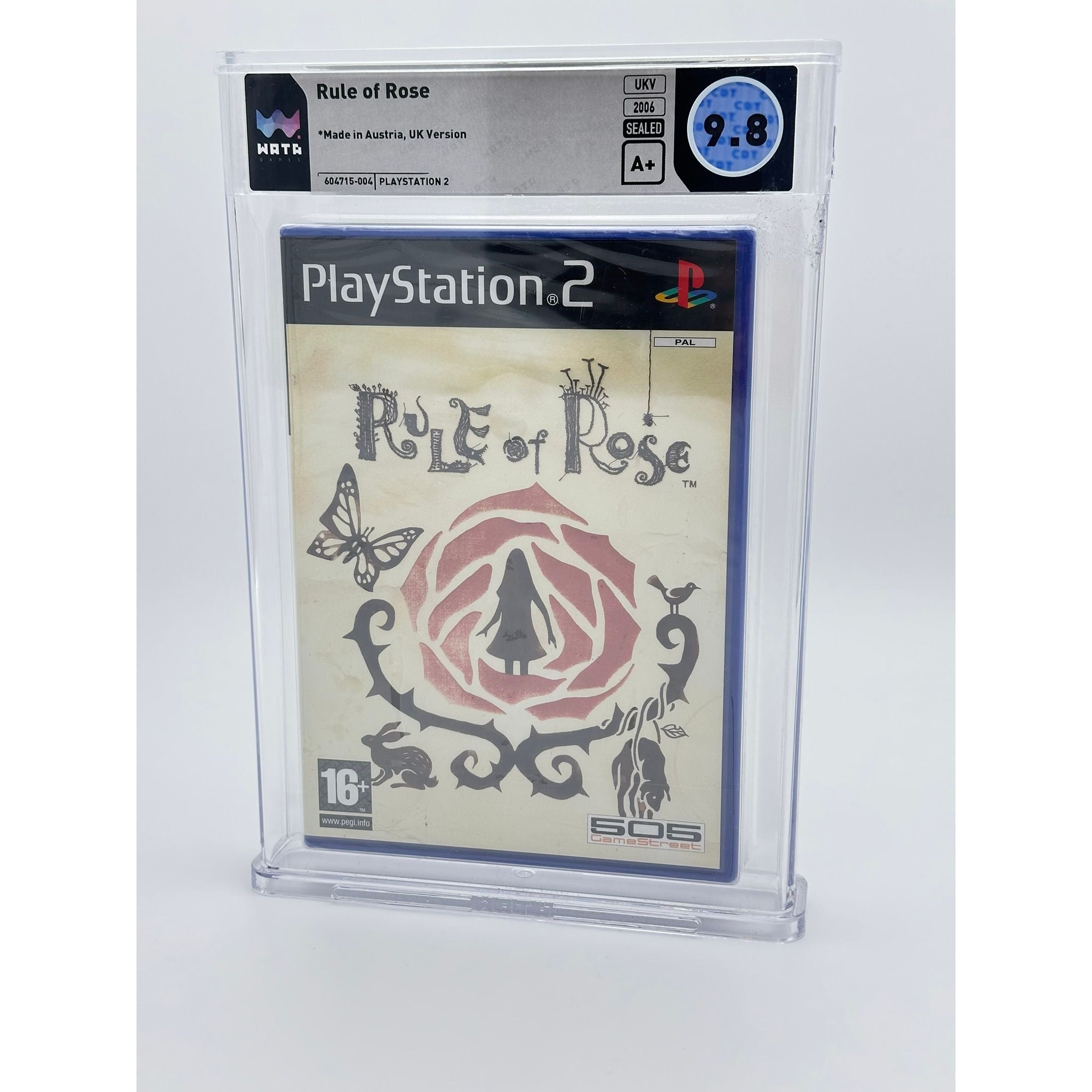 Rule of Rose til Playstation 2 (PS2) – WATA 9.8 A+ (Sealed, UK Version)