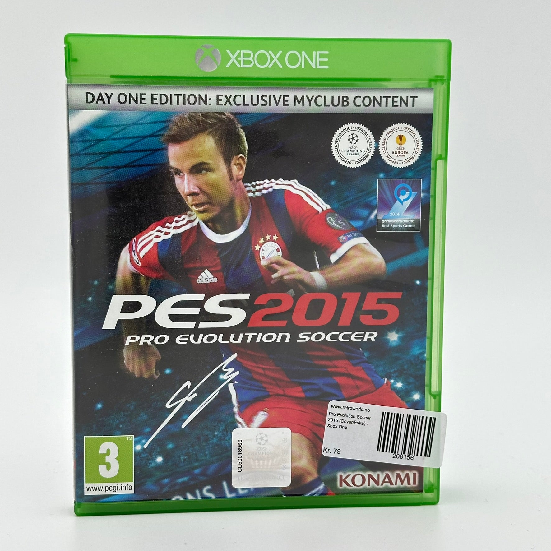 Pro Evolution Soccer 2015 (Cover/Eske) - Xbox One