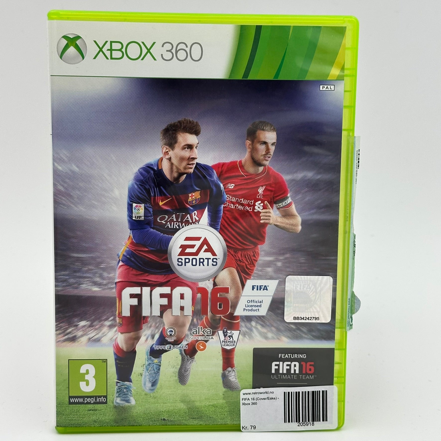 FIFA 16 (Cover/Eske) - Xbox 360