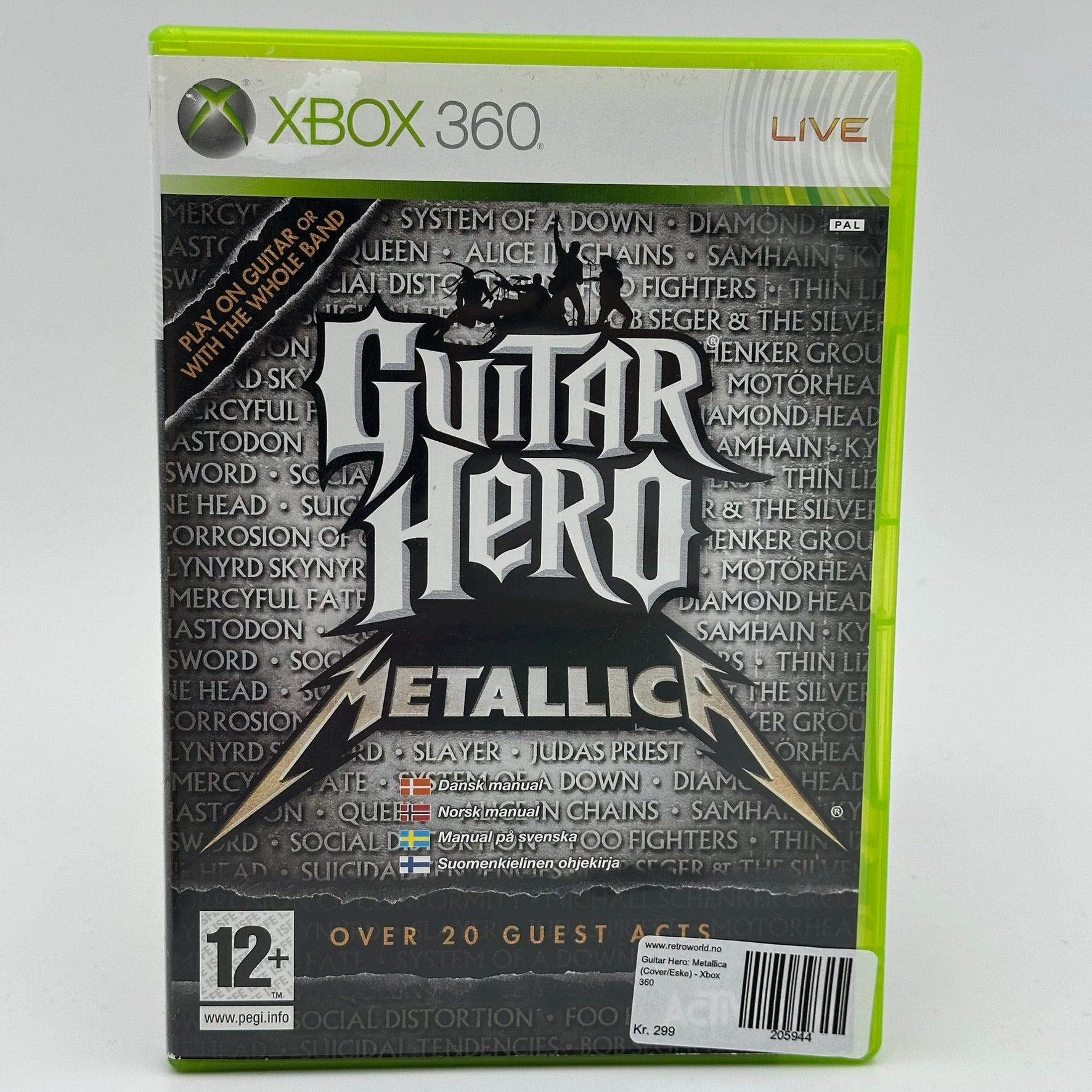 Guitar Hero: Metallica (Cover/Eske) - Xbox 360