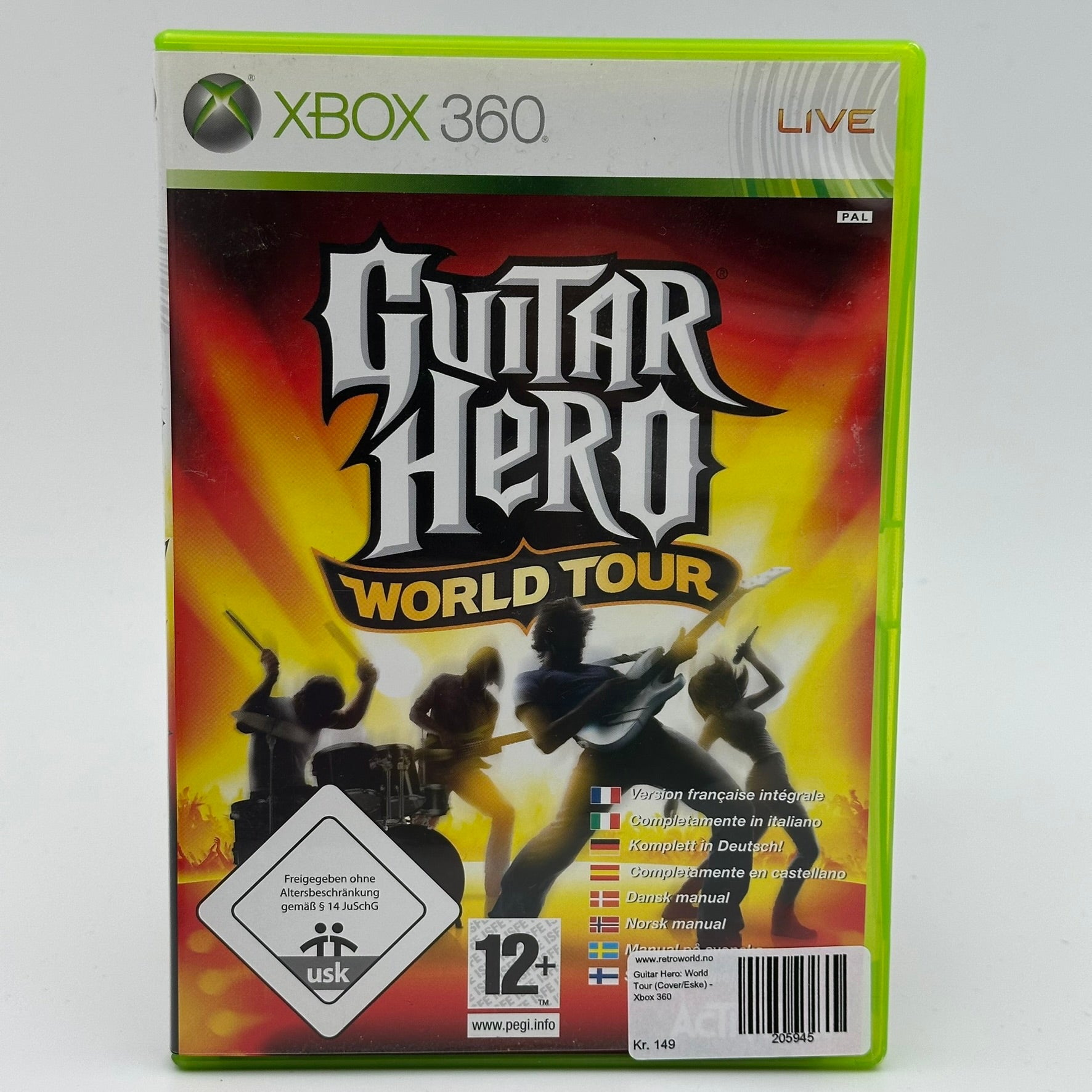 Guitar Hero: World Tour (Cover/Eske) - Xbox 360