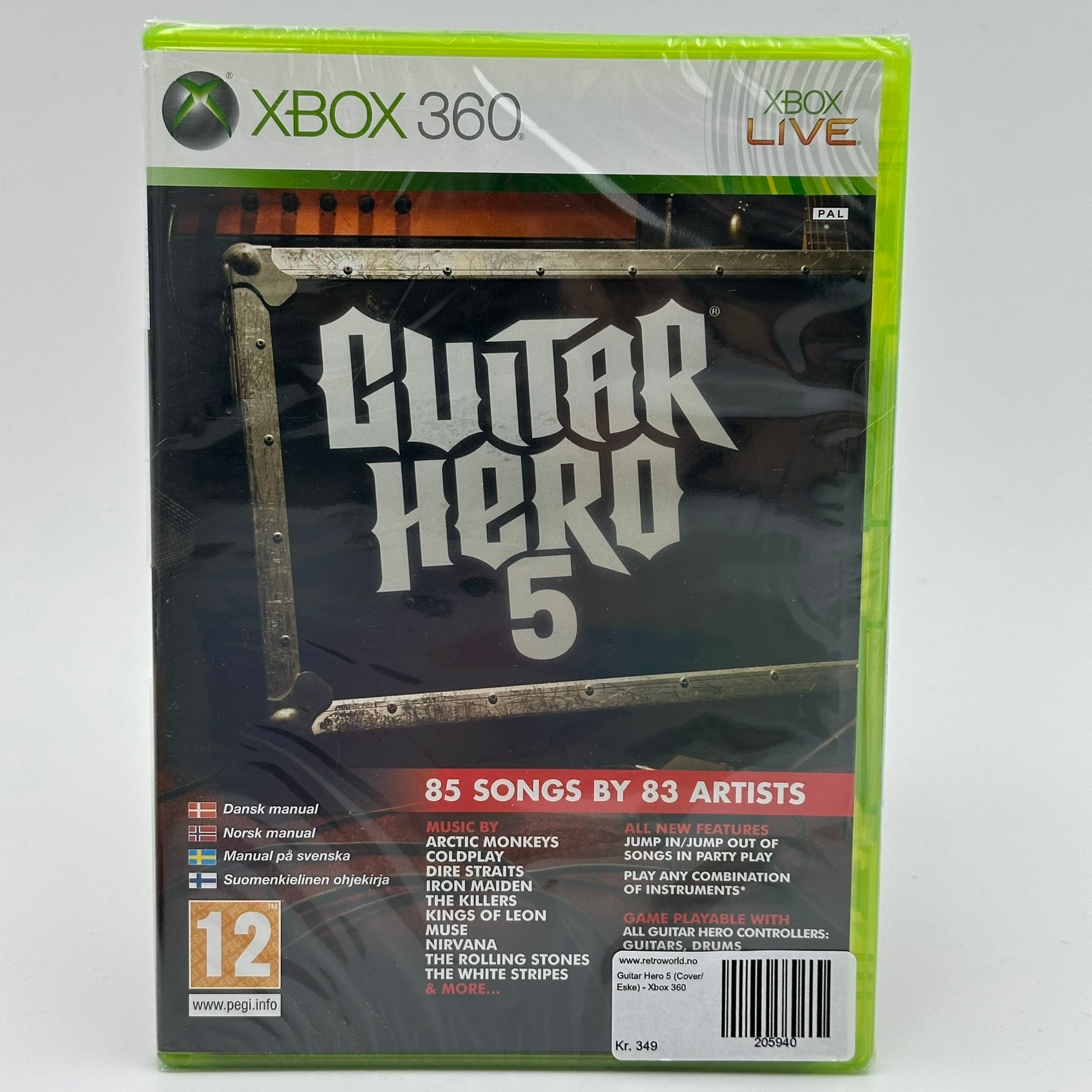 Guitar Hero 5 (Cover/Eske) - Xbox 360