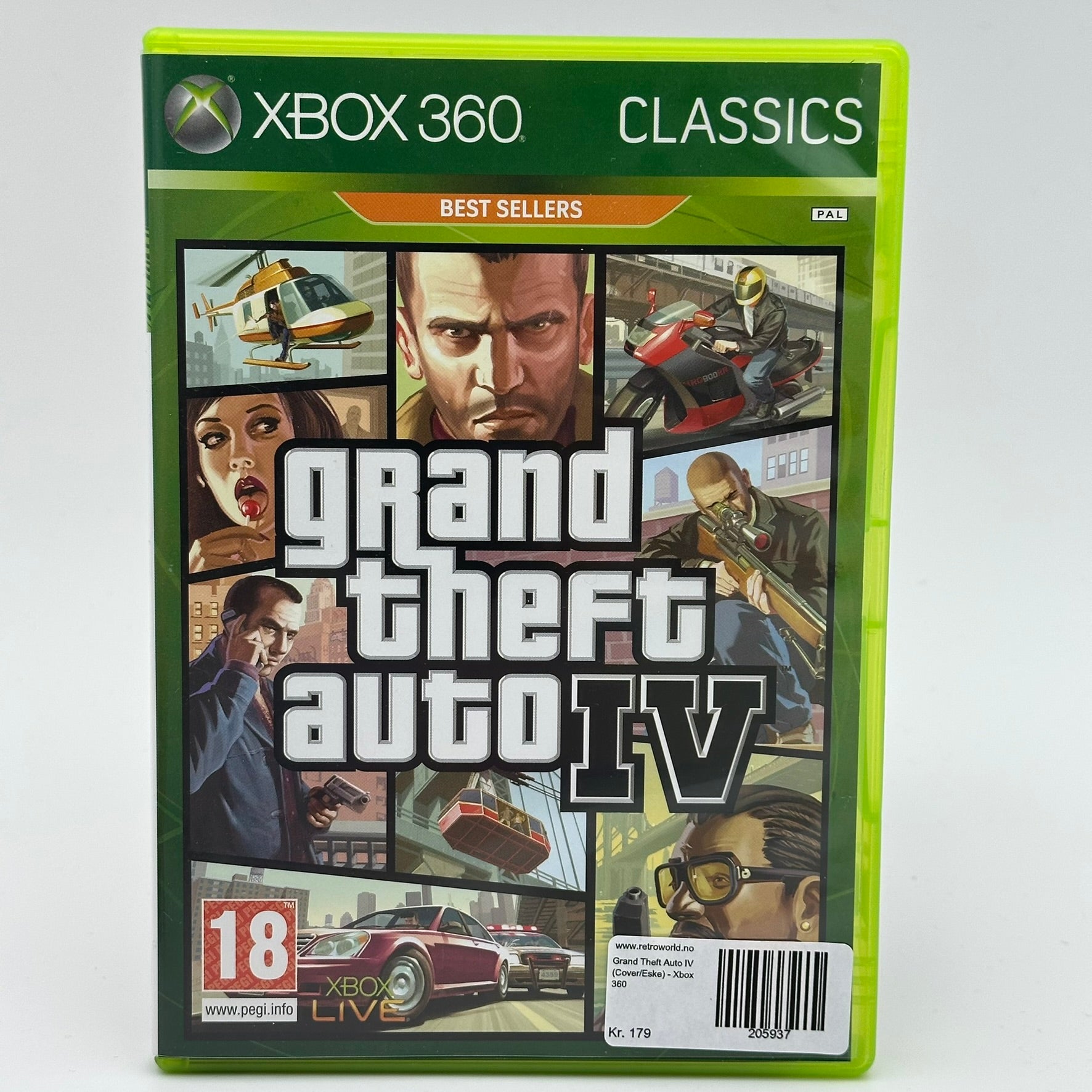 Grand Theft Auto IV (Cover/Eske) - Xbox 360