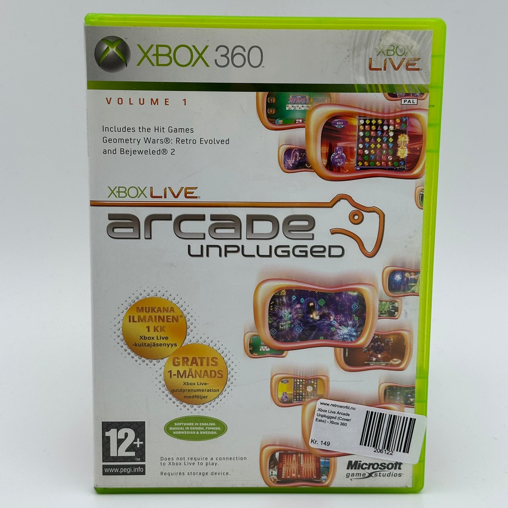Xbox Live Arcade Unplugged (Cover/Eske) - Xbox 360
