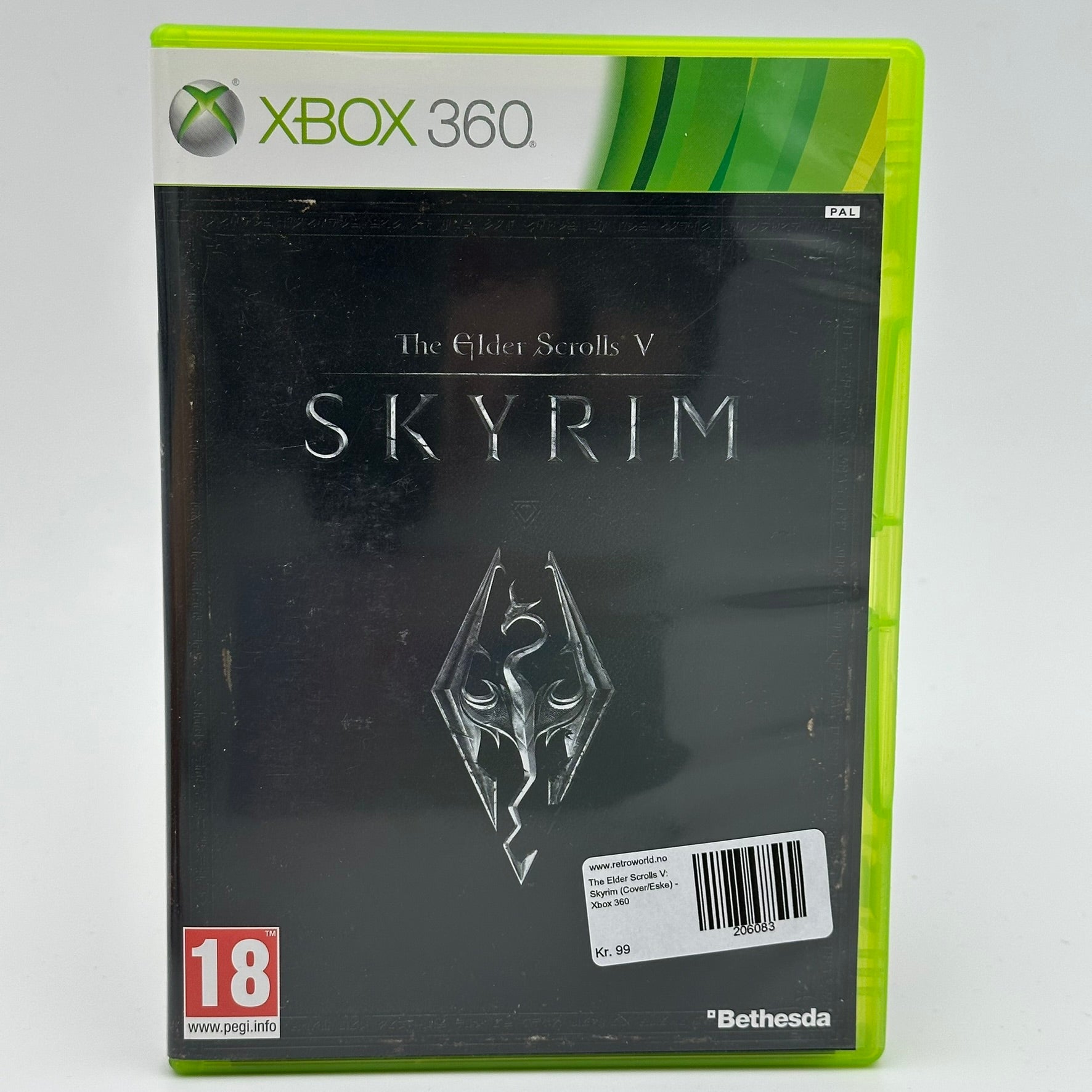 The Elder Scrolls V: Skyrim (Cover/Eske) - Xbox 360