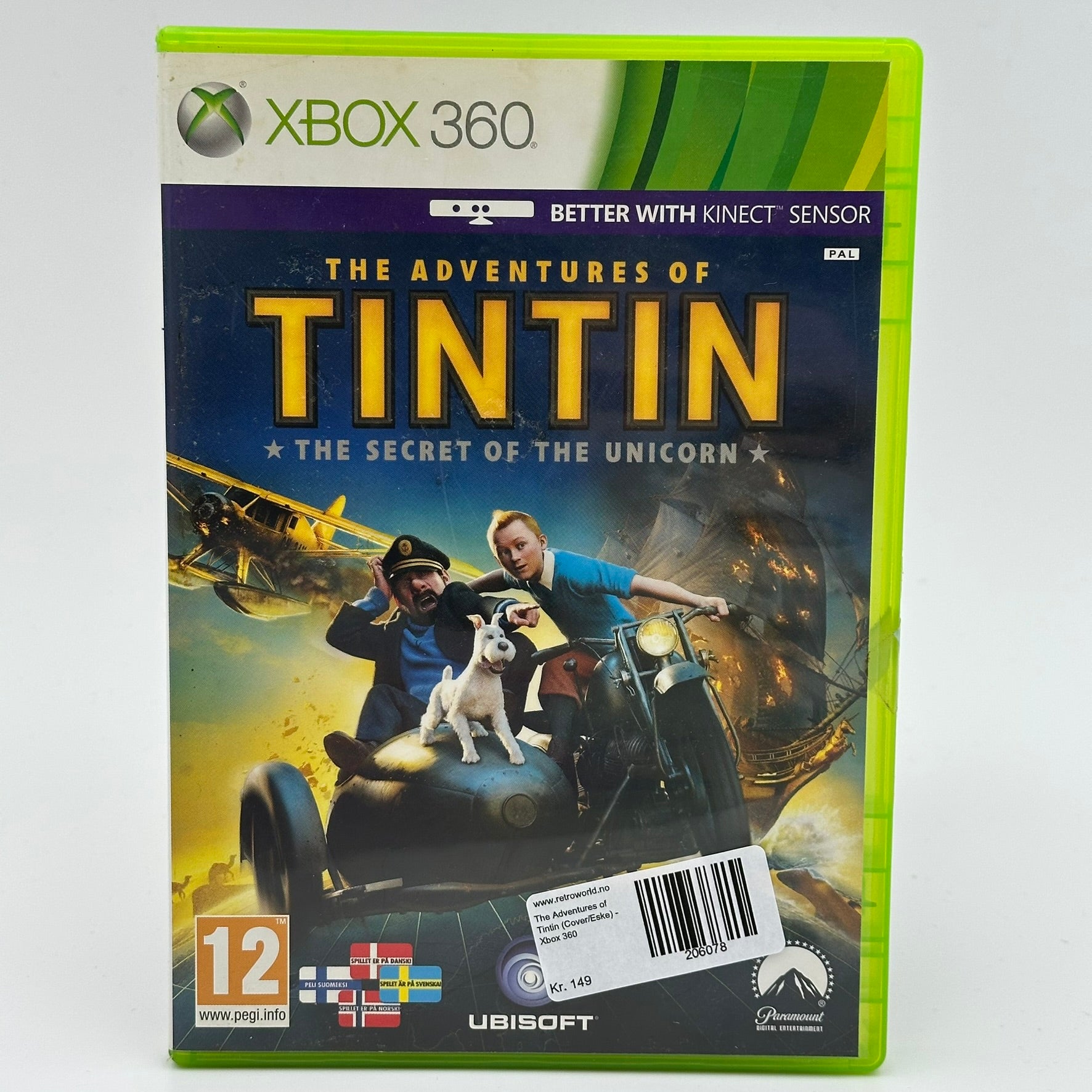 The Adventures of Tintin (Cover/Eske) - Xbox 360