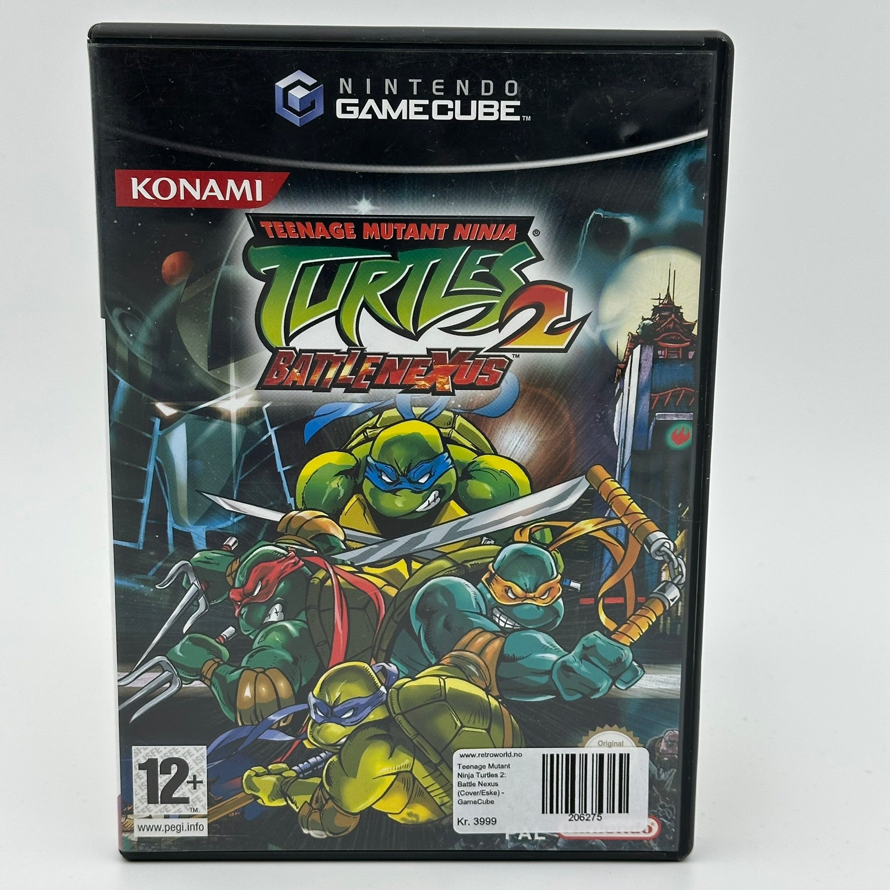 Teenage Mutant Ninja Turtles 2: Battle Nexus (Cover/Eske) - GameCube